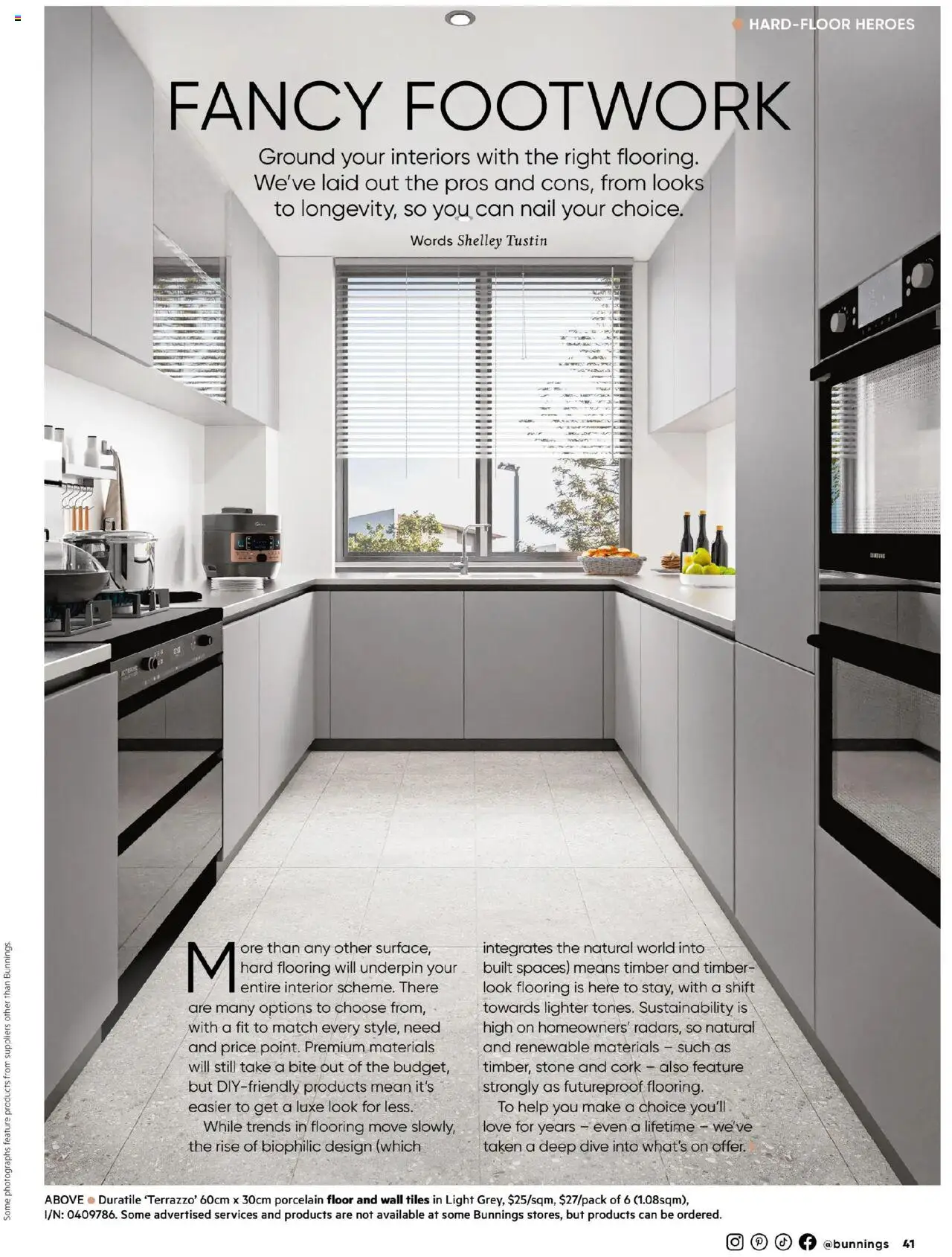 Bunnings Warehouse catalogue - valid from 01.07.2025 | Page: 41 | Products: Light, Flooring