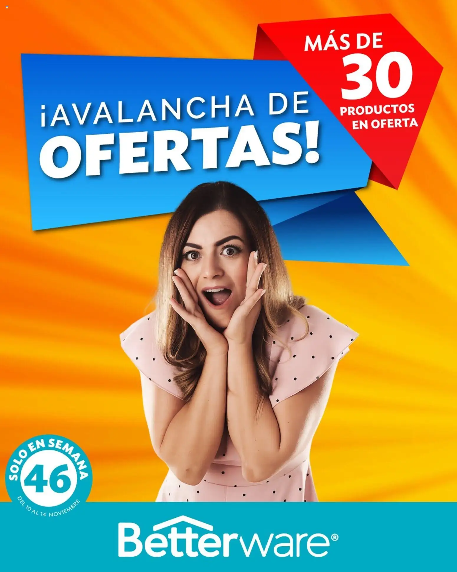 Nuevas ofertas de Betterware válidas en toda la República Mexicana desde el 10.11.2025. ¡Encuentra las mejores ofertas en Betterware catálogo Ofertas! | Página: 1