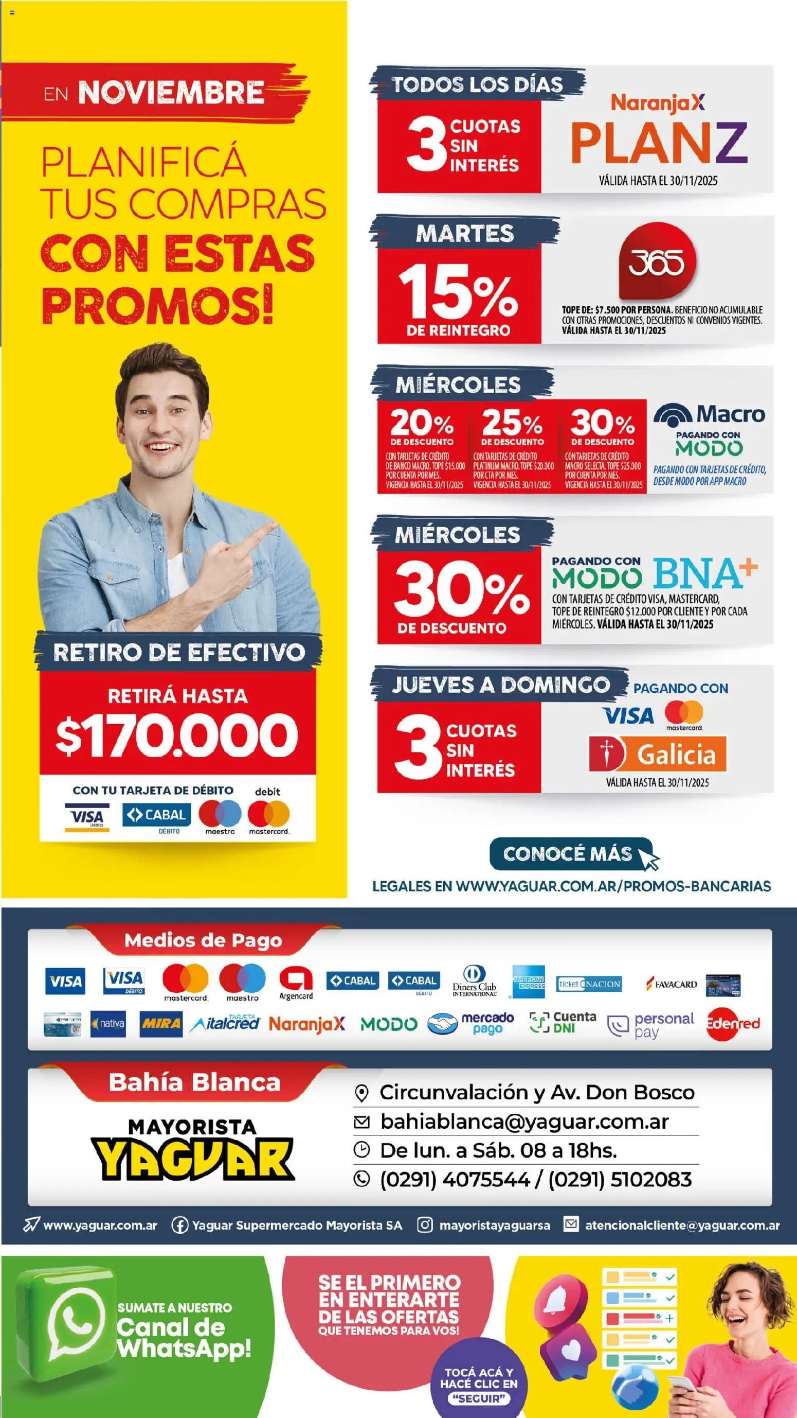 Yaguar - Bahía Blanca │ válido desde el 10.11.2025 | Página: 19 | Productos: Banco