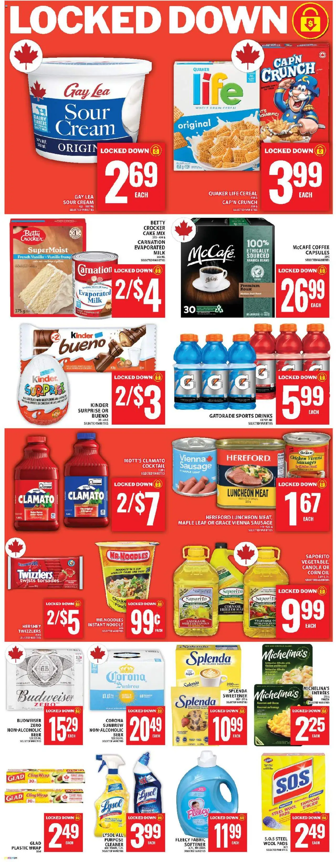 Food Basics flyer valid from 31.07.2025 | Page: 11 | Products: Sour cream, Cream, Coffee, Chicken