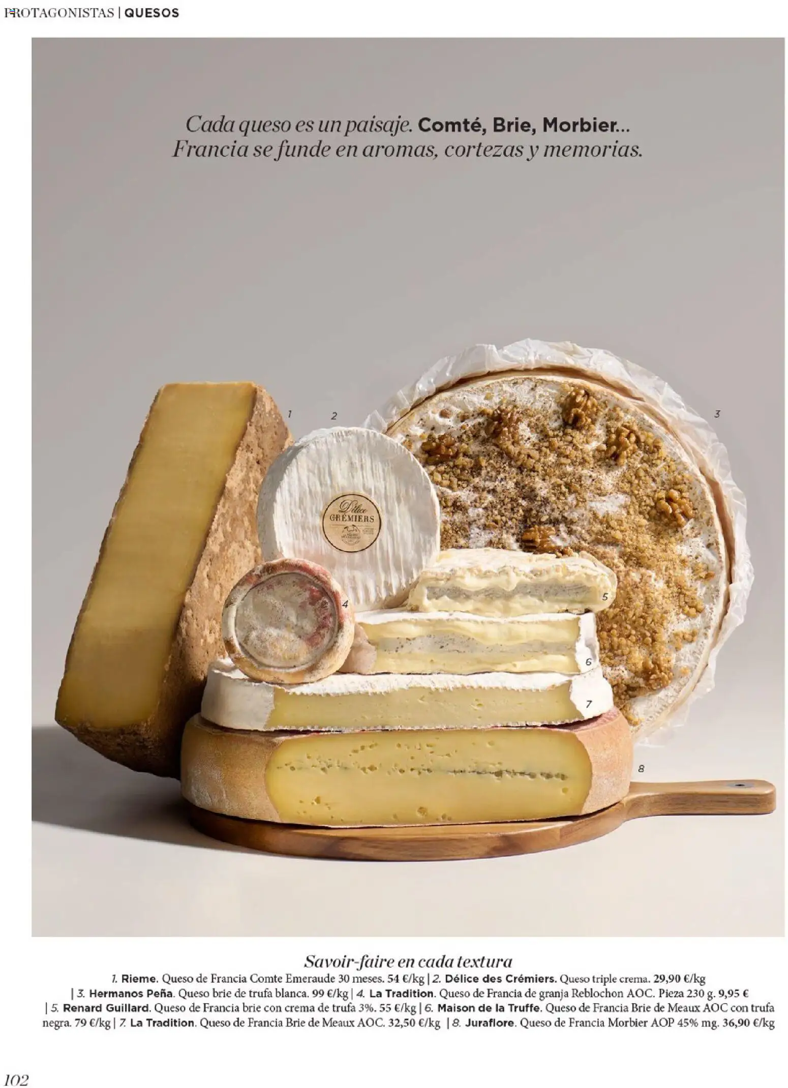 Nuevas ofertas de El Corte Inglés válidas en toda la República Mexicana desde el 19.11.2025. ¡Encuentra las mejores ofertas en El Corte Inglés catálogo El Placer De Regalar! | Página: 102 | Productos: Crema, Queso