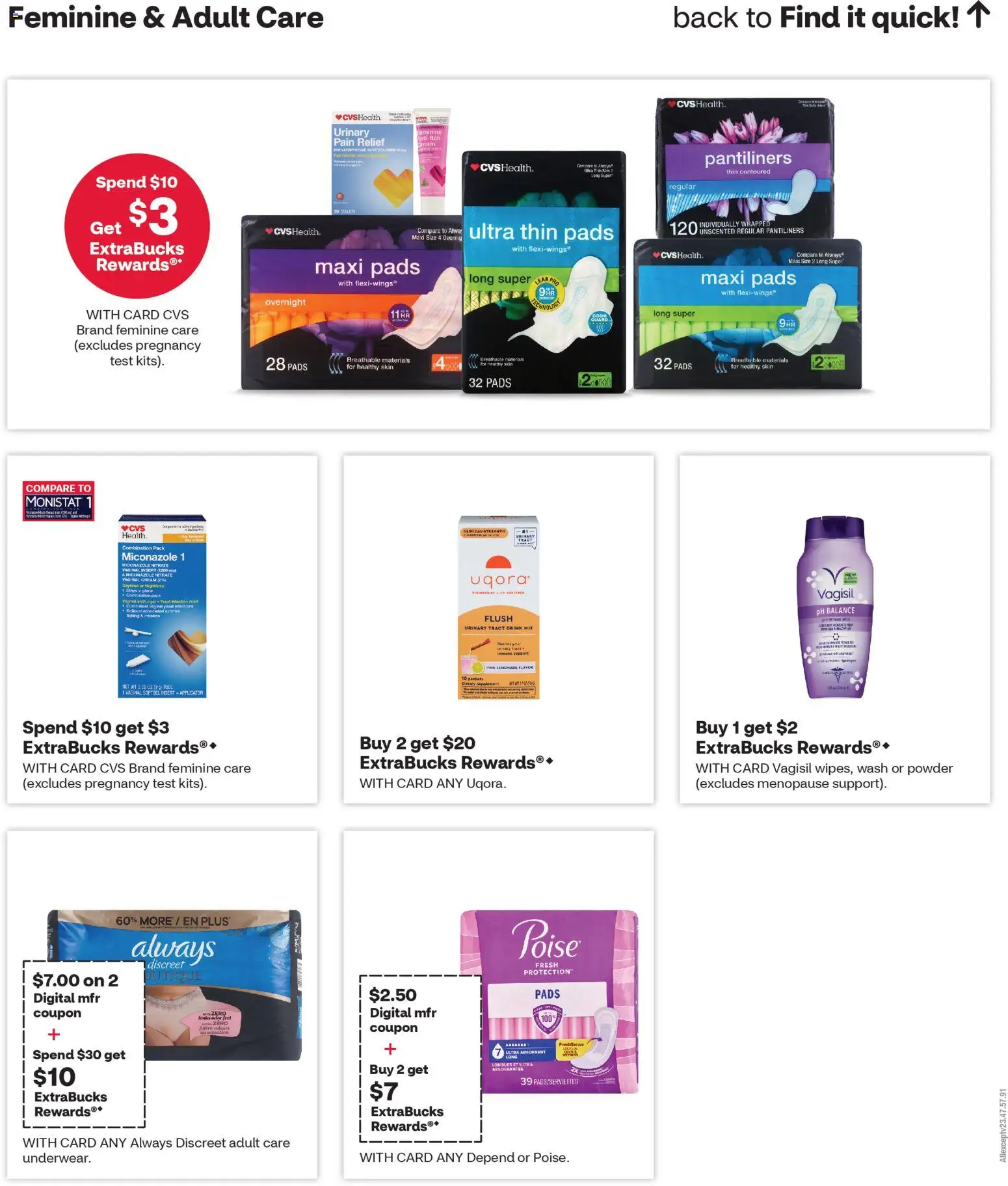 CVS Pharmacy Weekly Ad - KS - valid from 29.03.2026 | Page: 7 | Products: Powder, Pads