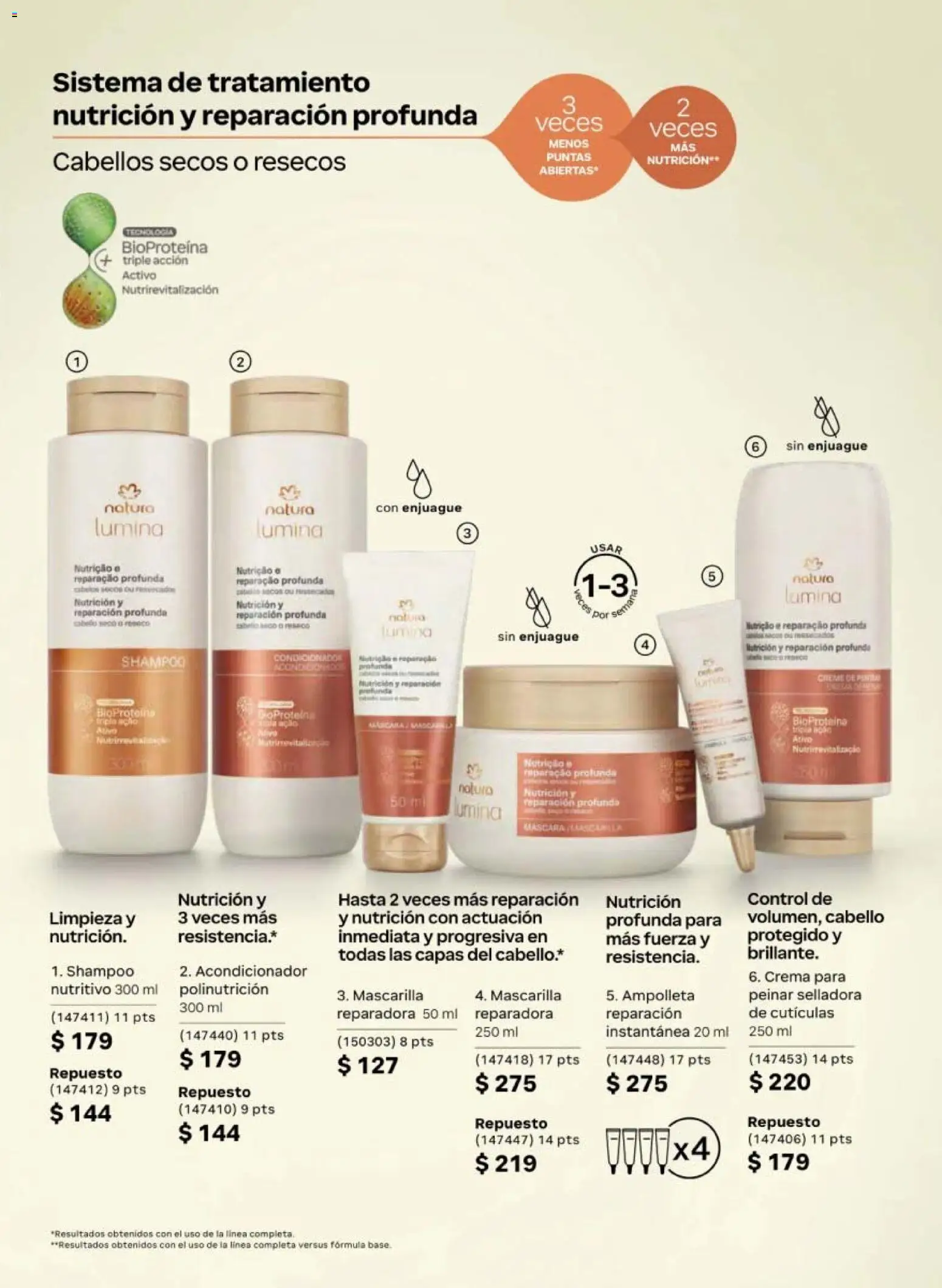 Nuevas ofertas de Natura válidas en toda la República Mexicana desde el 20.02.2026. ¡Encuentra las mejores ofertas en Natura campaña 4 2026! | Página: 127 | Productos: Crema, Máscara, Mascarilla, Acondicionador