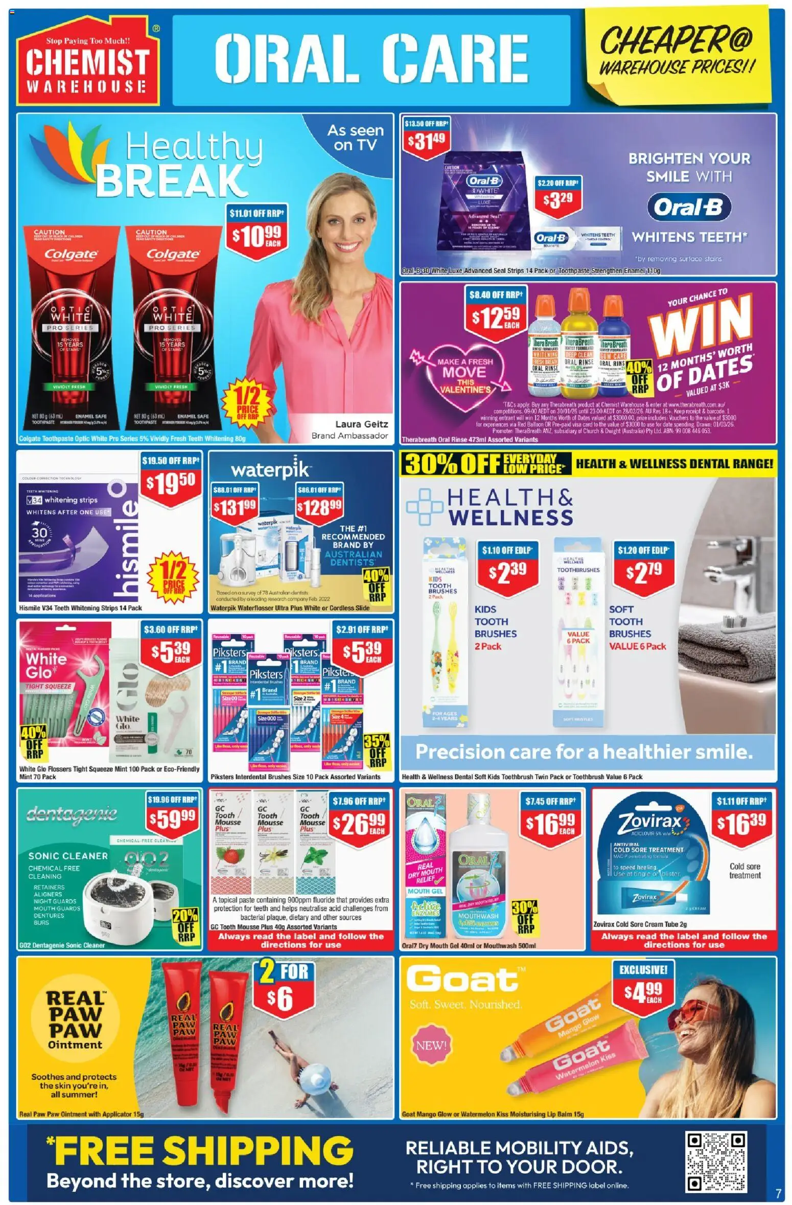 Chemist Warehouse catalogue - valid from 29.01.2026 | Page: 7 | Products: Toothpaste, Mango, Tv, Treatment