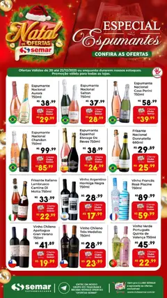 Semar Supermercado - Ofertas Espumantes  - Pré-Visualização do folheto da loja Semar Supermercado, válido de 20.12.2025