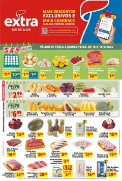 Extra - Ofertas de Mercado Terça e Quinta - Pré-Visualização do folheto da loja Extra, válido de 16.09.2025