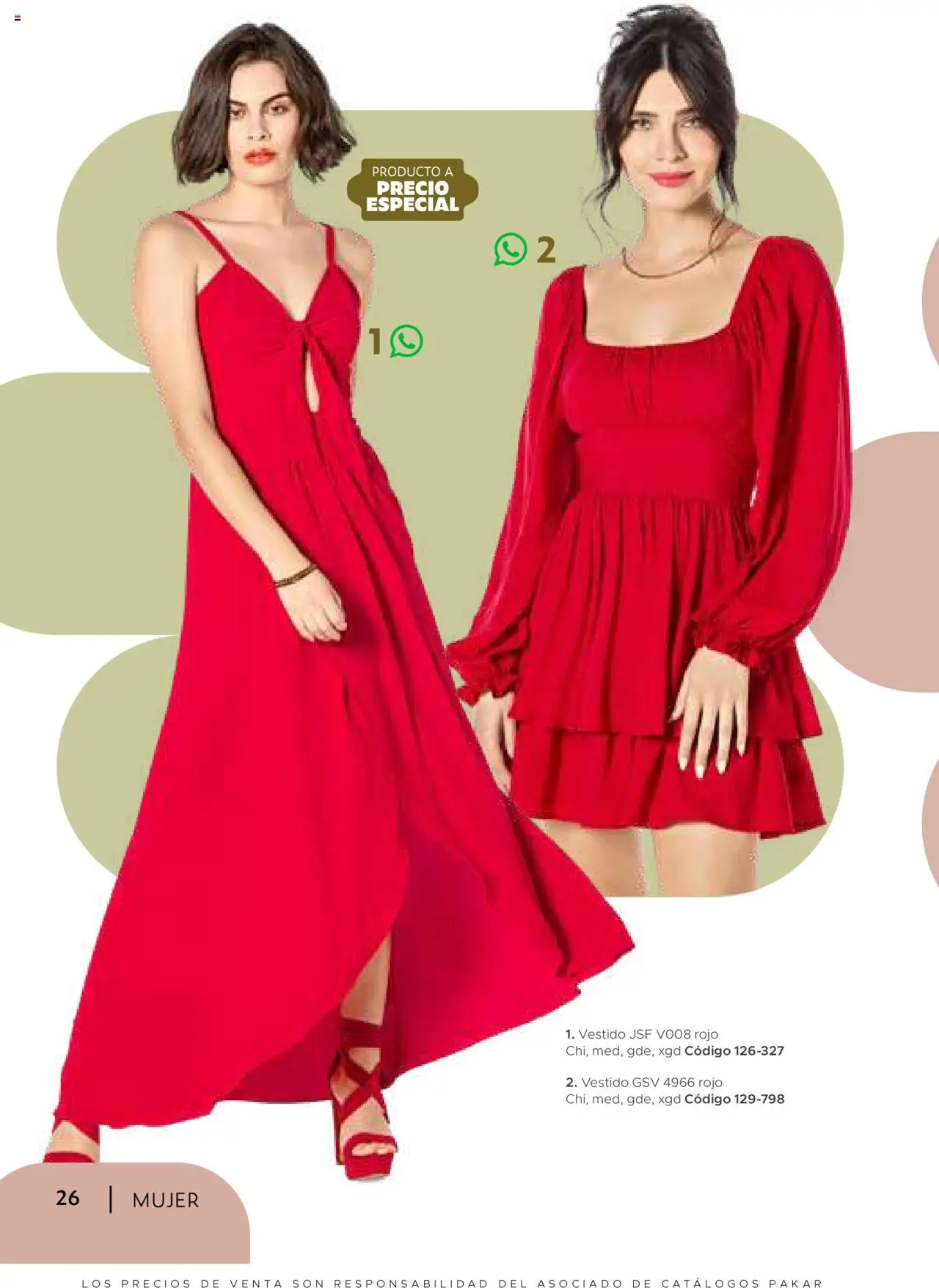 Nuevas ofertas de SC Pakar válidas en toda la República Mexicana desde el 24.07.2025. ¡Encuentra las mejores ofertas en SC Pakar Catálogo Ropa y Accesorios! | Página: 26 | Productos: Vestido