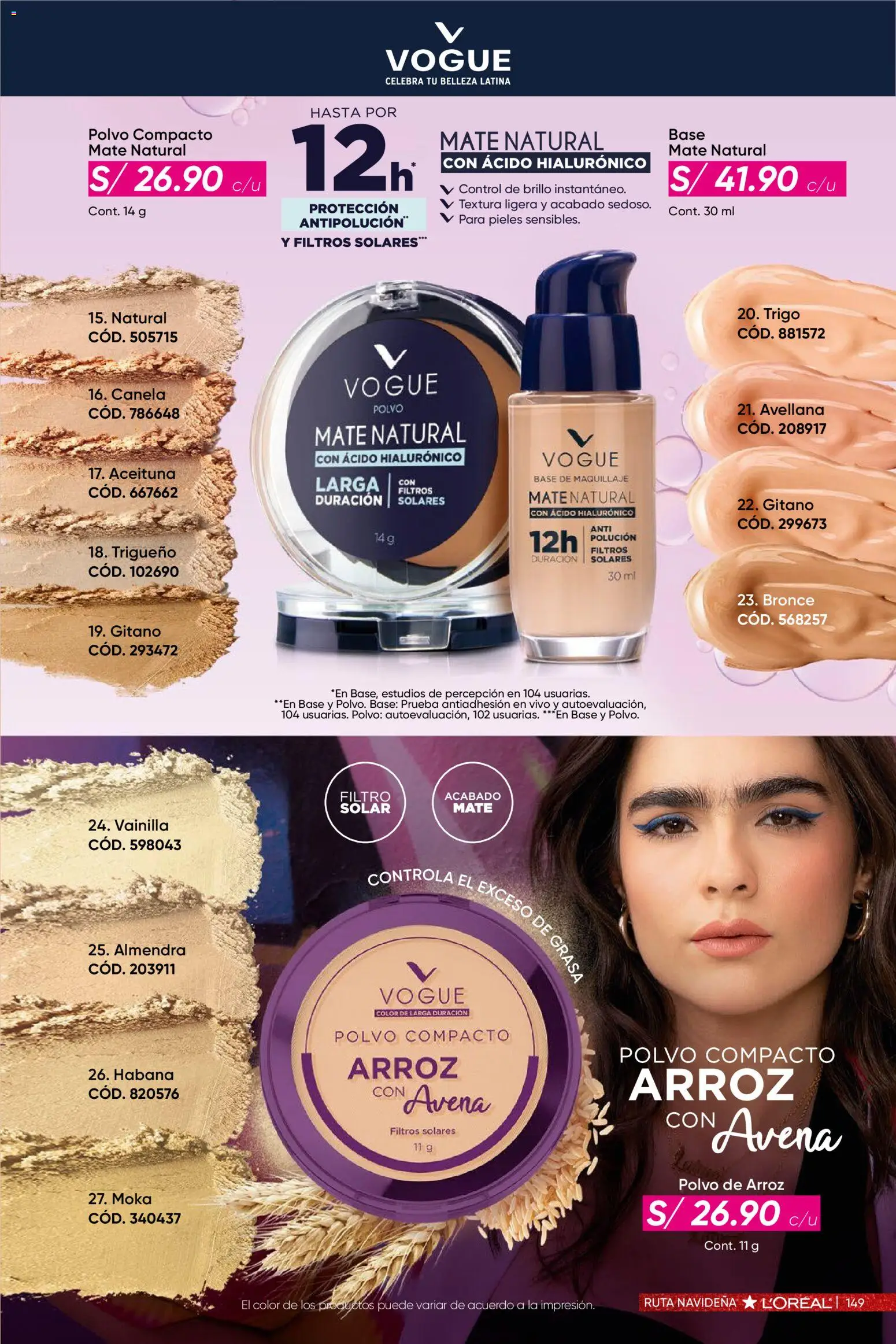 Catálogo Azzorti válido desde 03.11.2025 | Página: 151 | Productos: Arroz, Avena, Maquillaje, Polvo