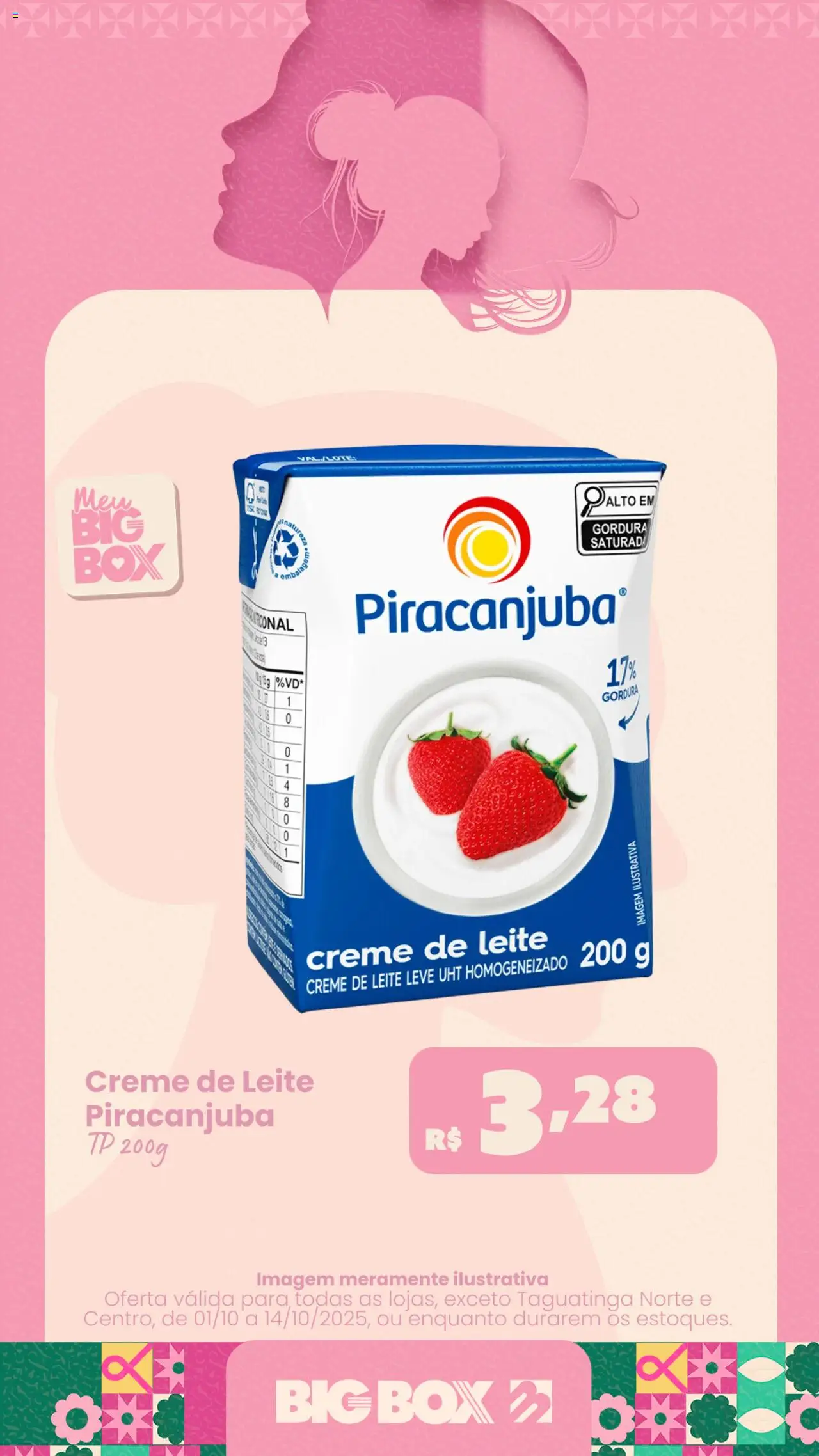 Big Box Folheto - válido de 01.10.2025 | Página: 12 | Produtos: Leite, Creme, Creme de leite