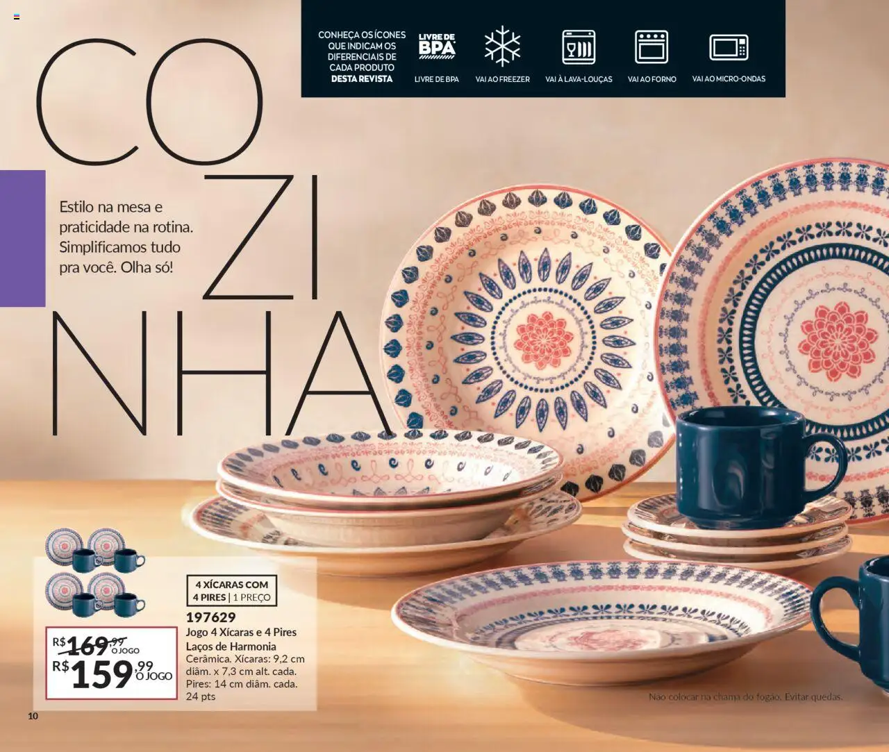 Avon Folheto - válido de 13.06.2025 | Página: 10 | Produtos: Forno, Mesa, Revista, Microondas