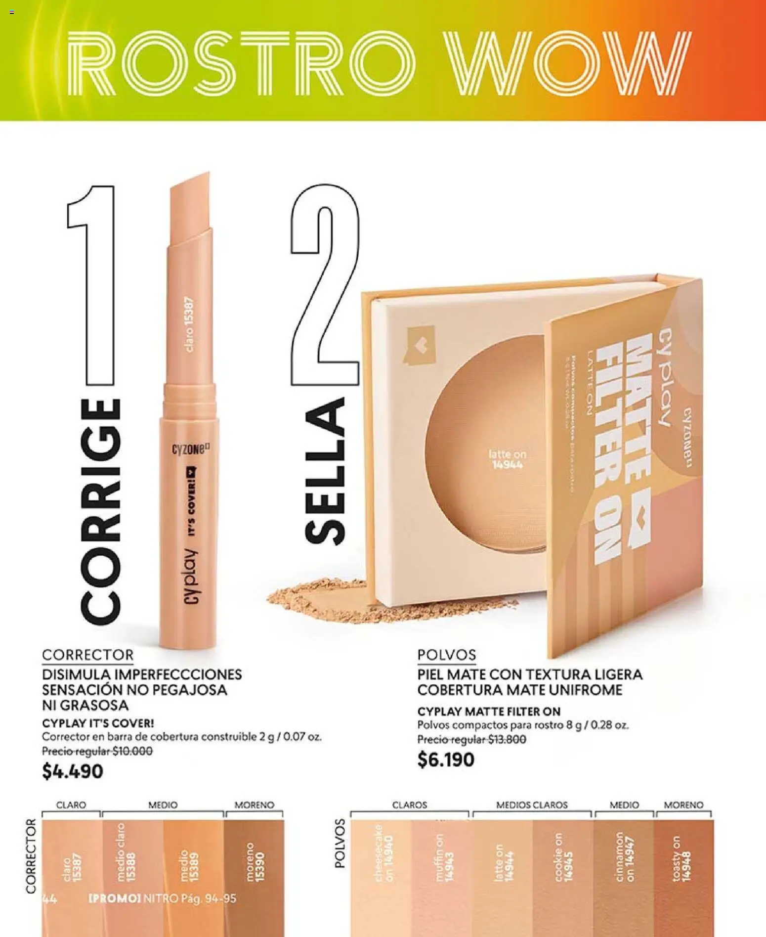 Catálogo CyZone Campaña 5 │ válido desde el 01.03.2026 | Página: 44 | Productos: Mate, Corrector