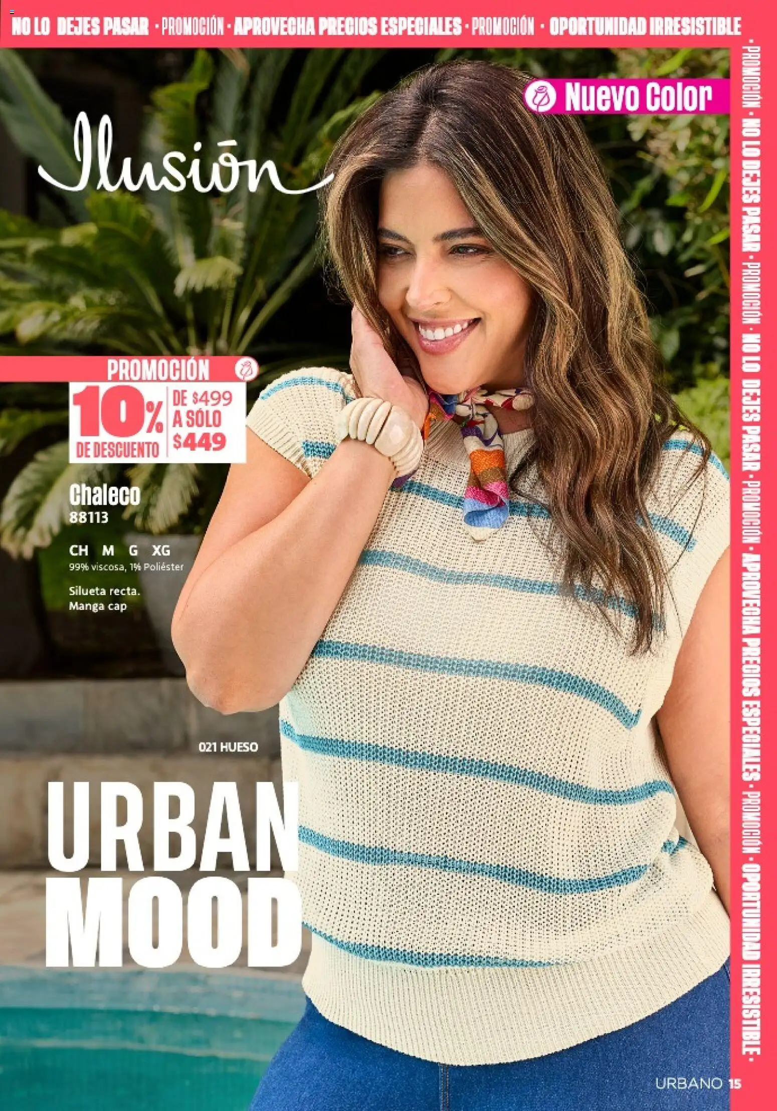Nuevas ofertas de Ilusión válidas en toda la República Mexicana desde el 01.02.2026. ¡Encuentra las mejores ofertas en Ilusión catálogo Primavera! | Página: 17 | Productos: Chaleco, Manga
