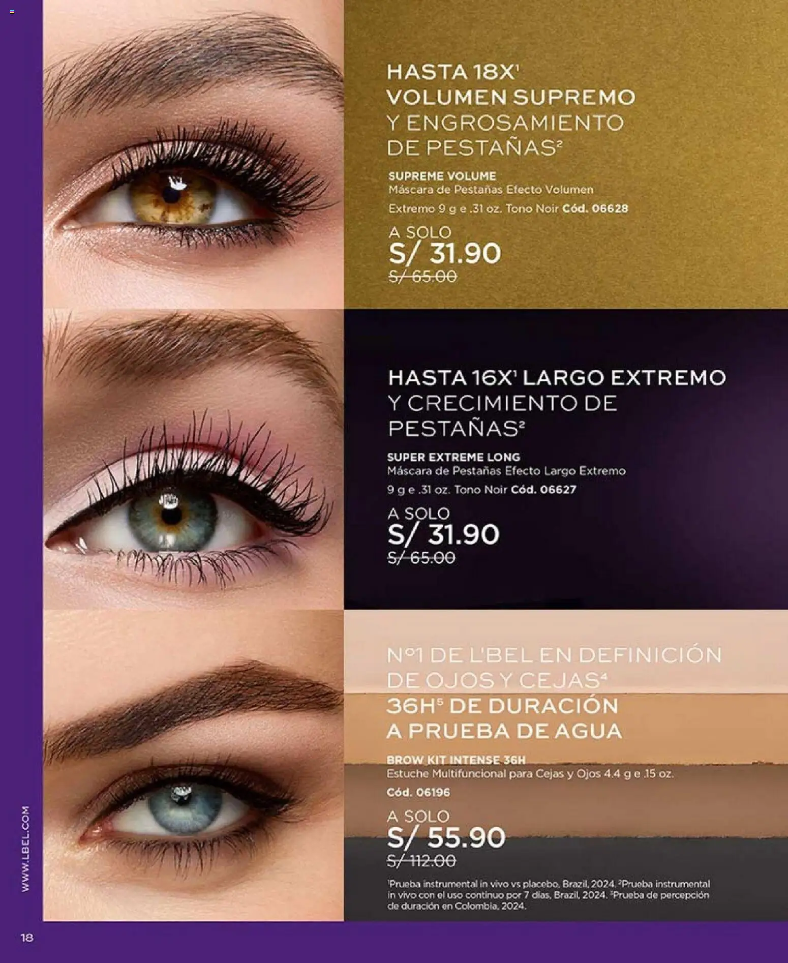 Catálogo L'Bel válido desde 27.12.2025 | Página: 18 | Productos: Máscara