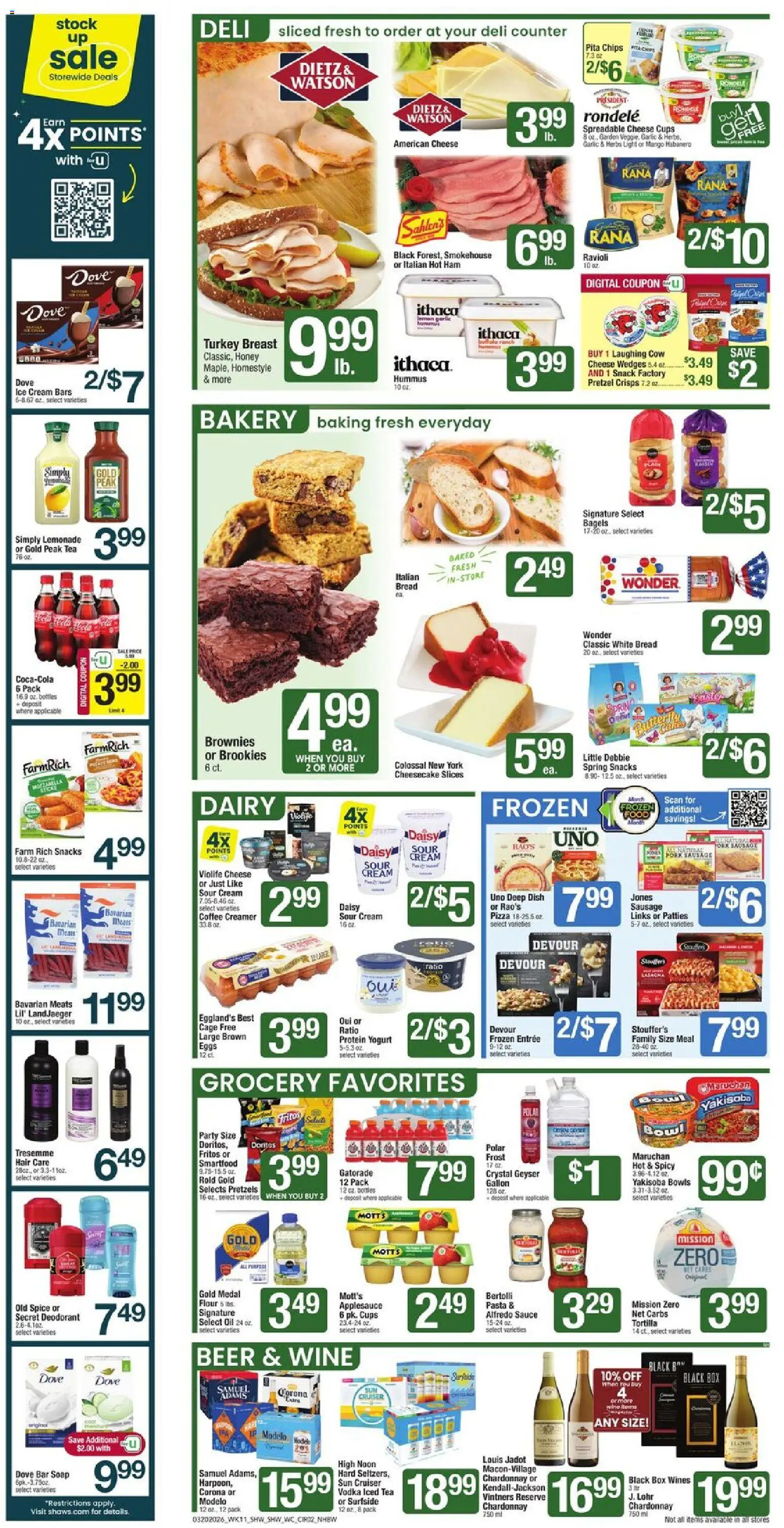 Shaw's Weekly Ad - NH - valid from 20.03.2026 | Page: 2 | Products: Wc, Eggs, Soap, Pasta