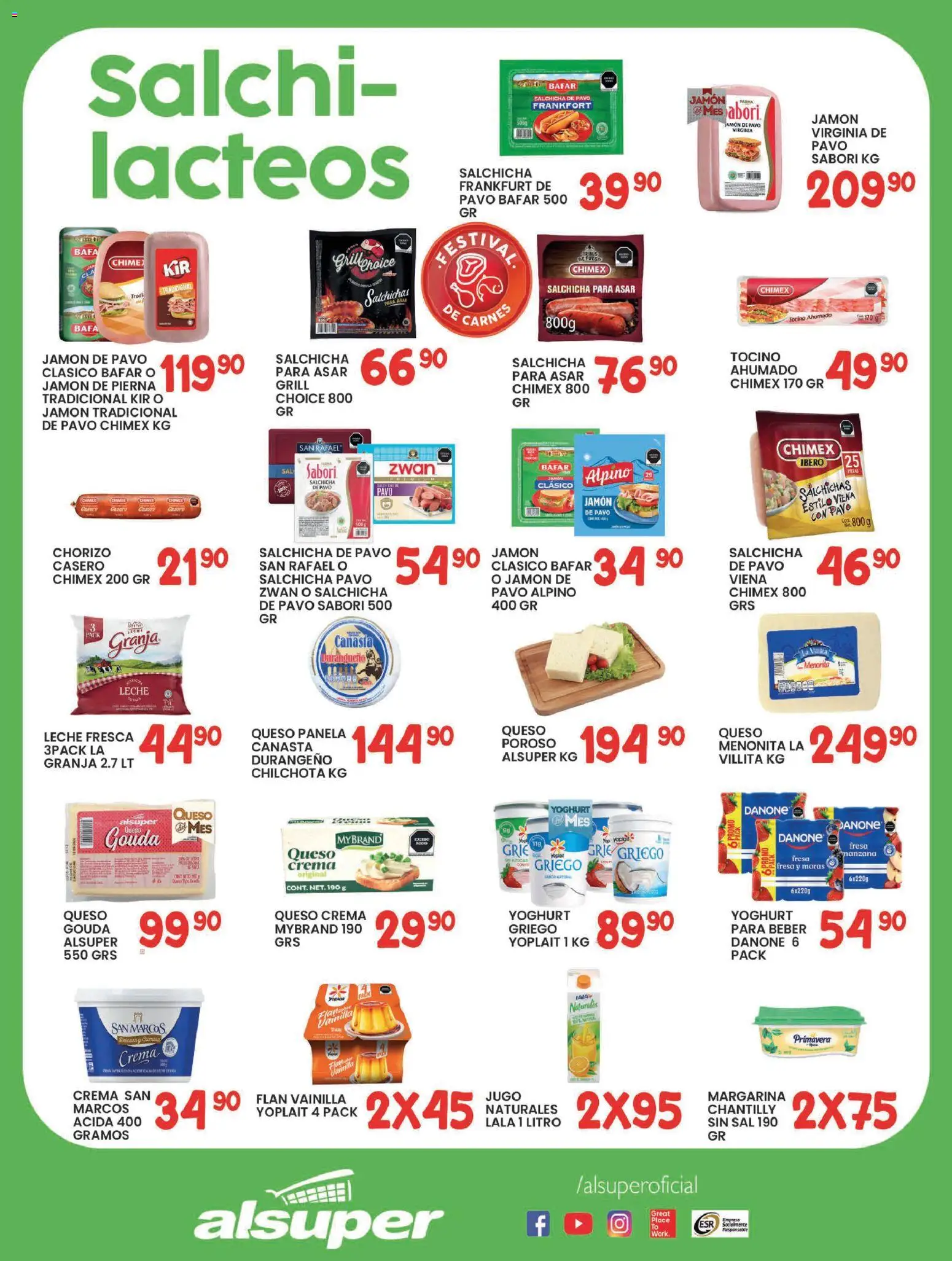 Nuevas ofertas de Alsuper válidas en toda la República Mexicana desde el 13.02.2026. ¡Encuentra las mejores ofertas en Alsuper folleto Zacatecas! | Página: 3 | Productos: Fresa, Queso crema, Queso, Canasta