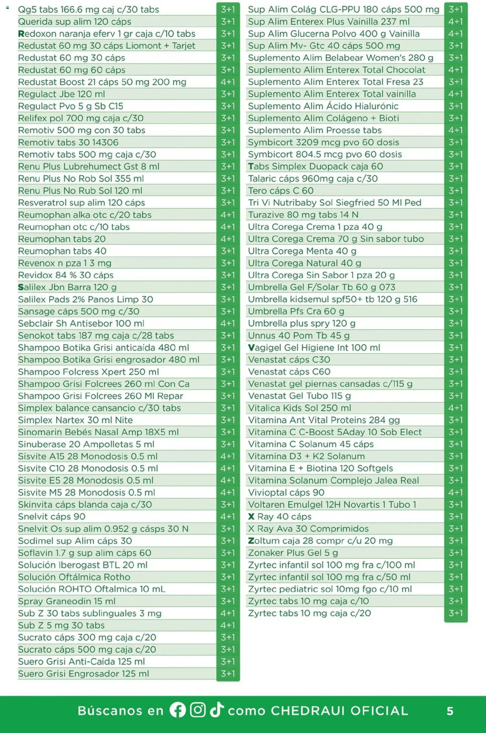 Nuevas ofertas de Chedraui válidas en toda la República Mexicana desde el 27.03.2026. ¡Encuentra las mejores ofertas en Chedraui folleto Promociones Exclusivas! | Página: 5 | Productos: Fresa, Barra, Caja, Polvo