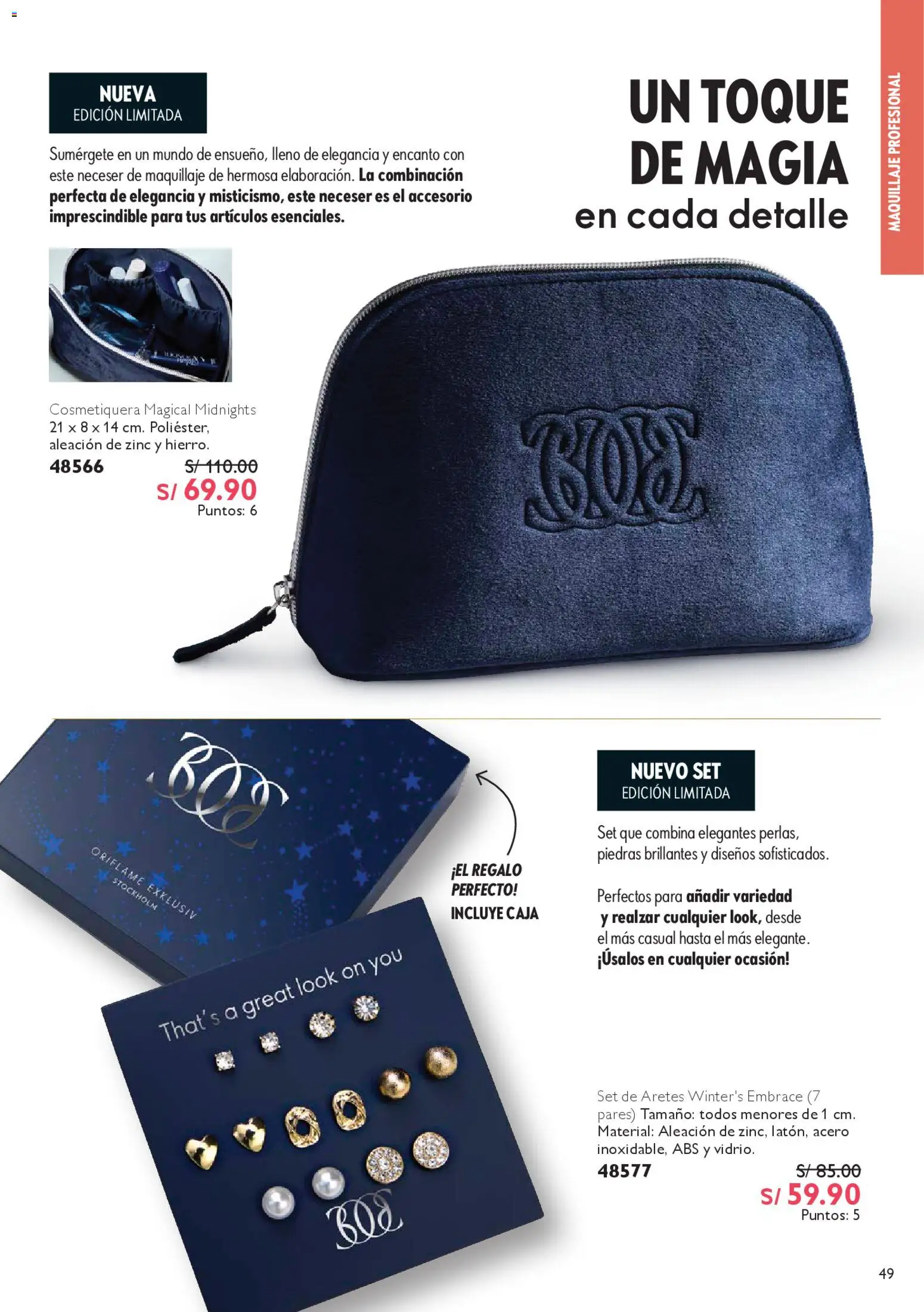 Catálogo Oriflame válido desde 27.12.2025 | Página: 49 | Productos: Caja, Maquillaje