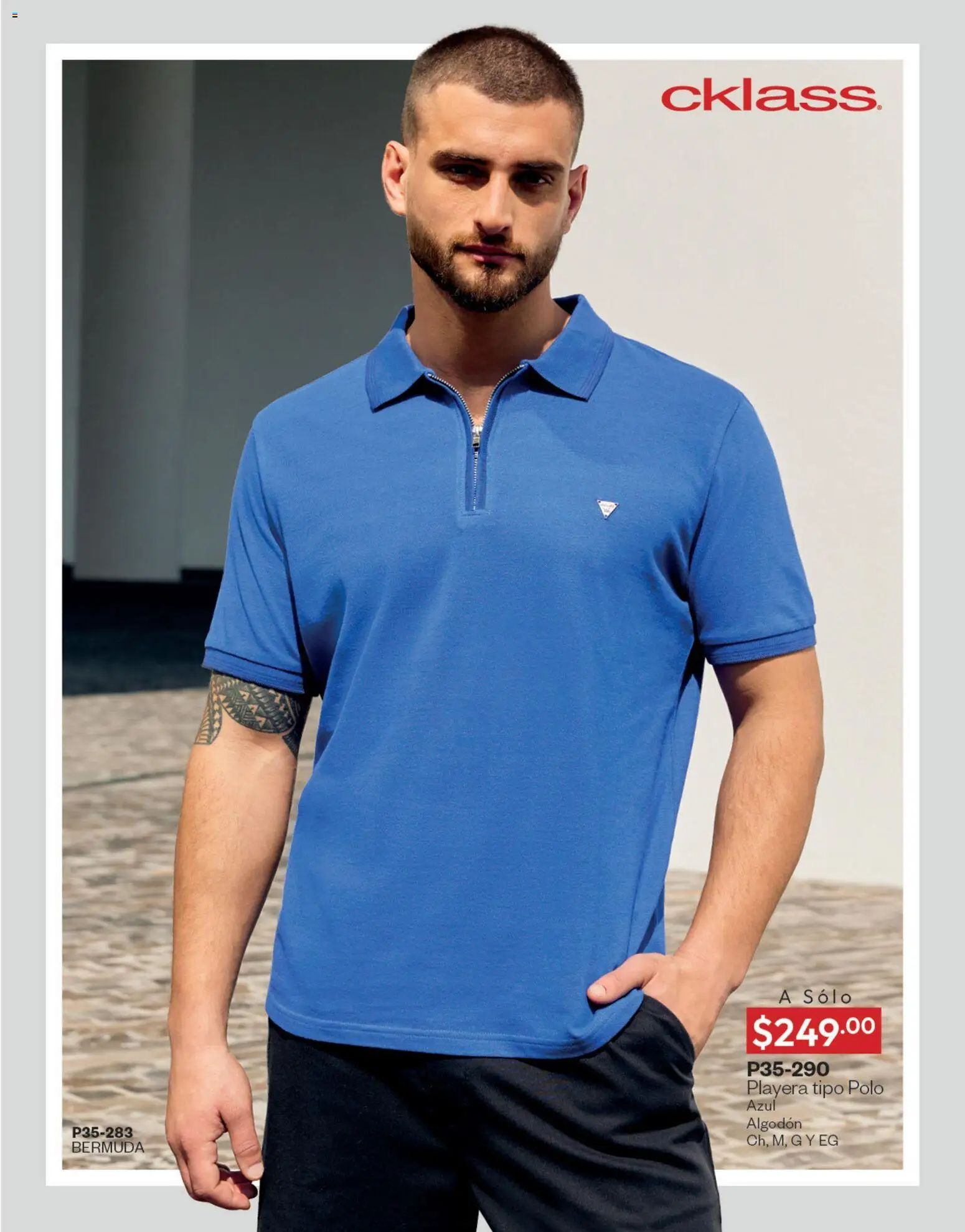 Nuevas ofertas de Cklass válidas en toda la República Mexicana desde el 05.03.2026. ¡Encuentra las mejores ofertas en Cklass catálogo Complemento Verano Ropa! | Página: 219 | Productos: Algodón, Playera, Bermuda