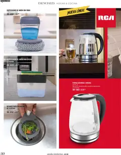 Vista previa de Andrea - Catálogo - Tu Hogar este Otoño, nuevo folleto de la tienda, válido en México a partir del 24.08.2025 | Página: 30 | Productos: Tetera, Tetera eléctrica, Cocina, Jabón