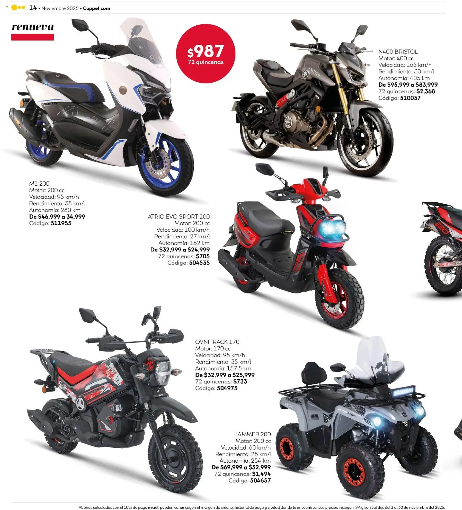 Nuevas ofertas de Coppel válidas en toda la República Mexicana desde el 01.11.2025. ¡Encuentra las mejores ofertas en Coppel Buen Fin! | Página: 14