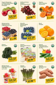 Preview of Sprouts weekly ads valid from 19.11.2025 | Page: 7 | Products: Asparagus, Tomatoes, Grapes, Blueberries