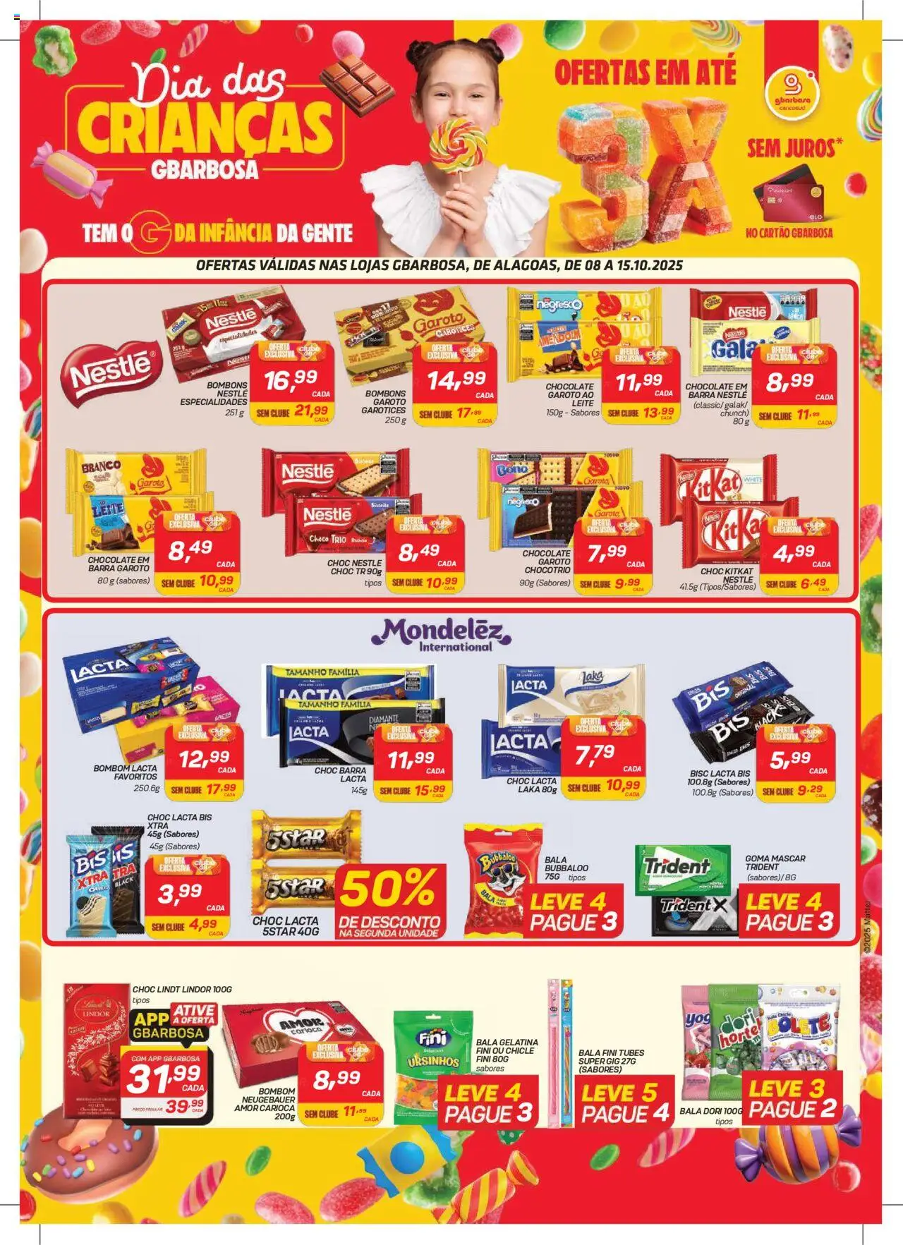 Gbarbosa Folheto - válido de 08.10.2025 | Página: 1 | Produtos: Amendoim, Chocolate, Bombom, Gelatina