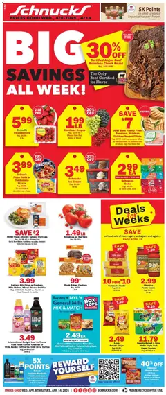 Preview of Schnucks weekly ads valid from 08.04.2026