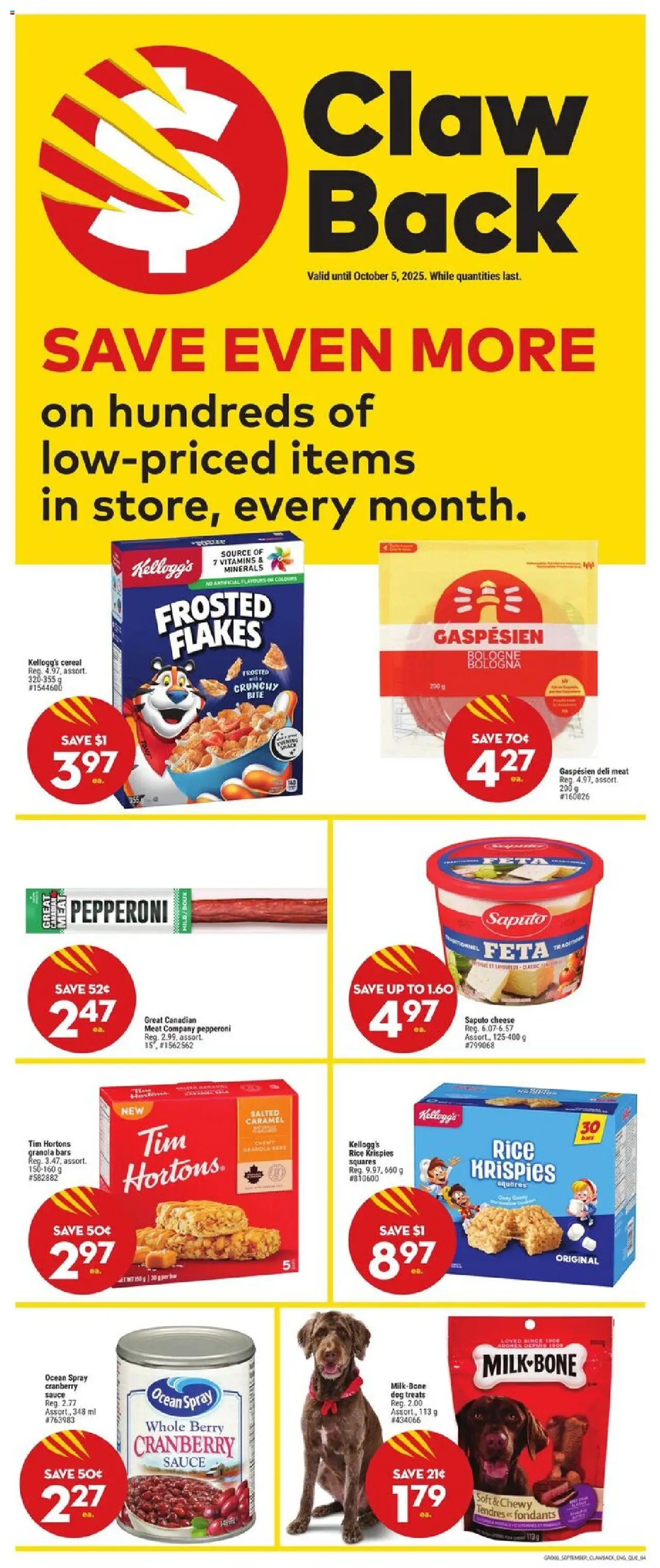 Giant Tiger flyer valid from 10.09.2025 | Page: 6 | Products: Rice, Flakes, Cheese