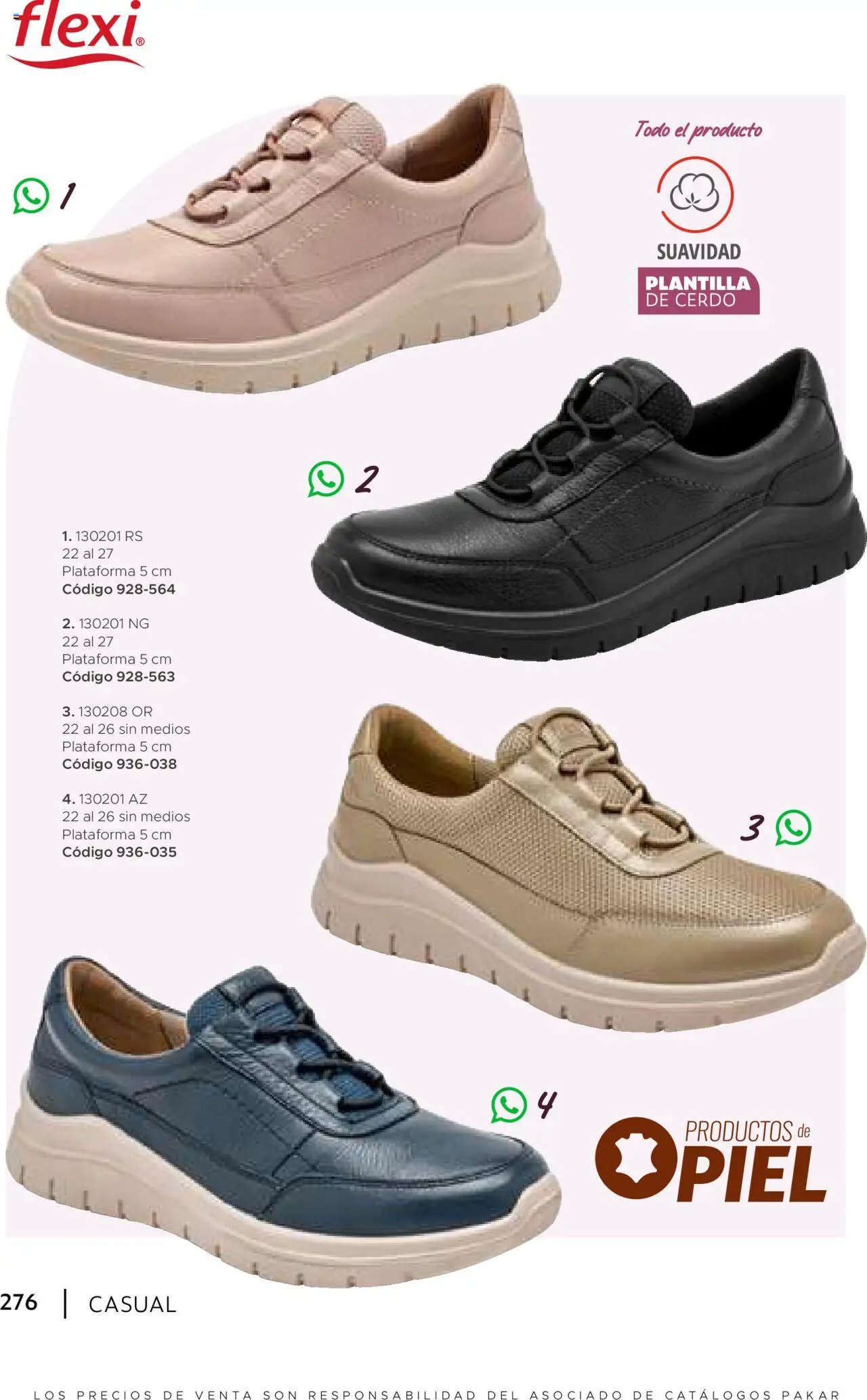 Nuevas ofertas de SC Pakar válidas en toda la República Mexicana desde el 24.07.2025. ¡Encuentra las mejores ofertas en SC Pakar - Catálogo Casual otoño / invierno! | Página: 276 | Productos: Cerdo