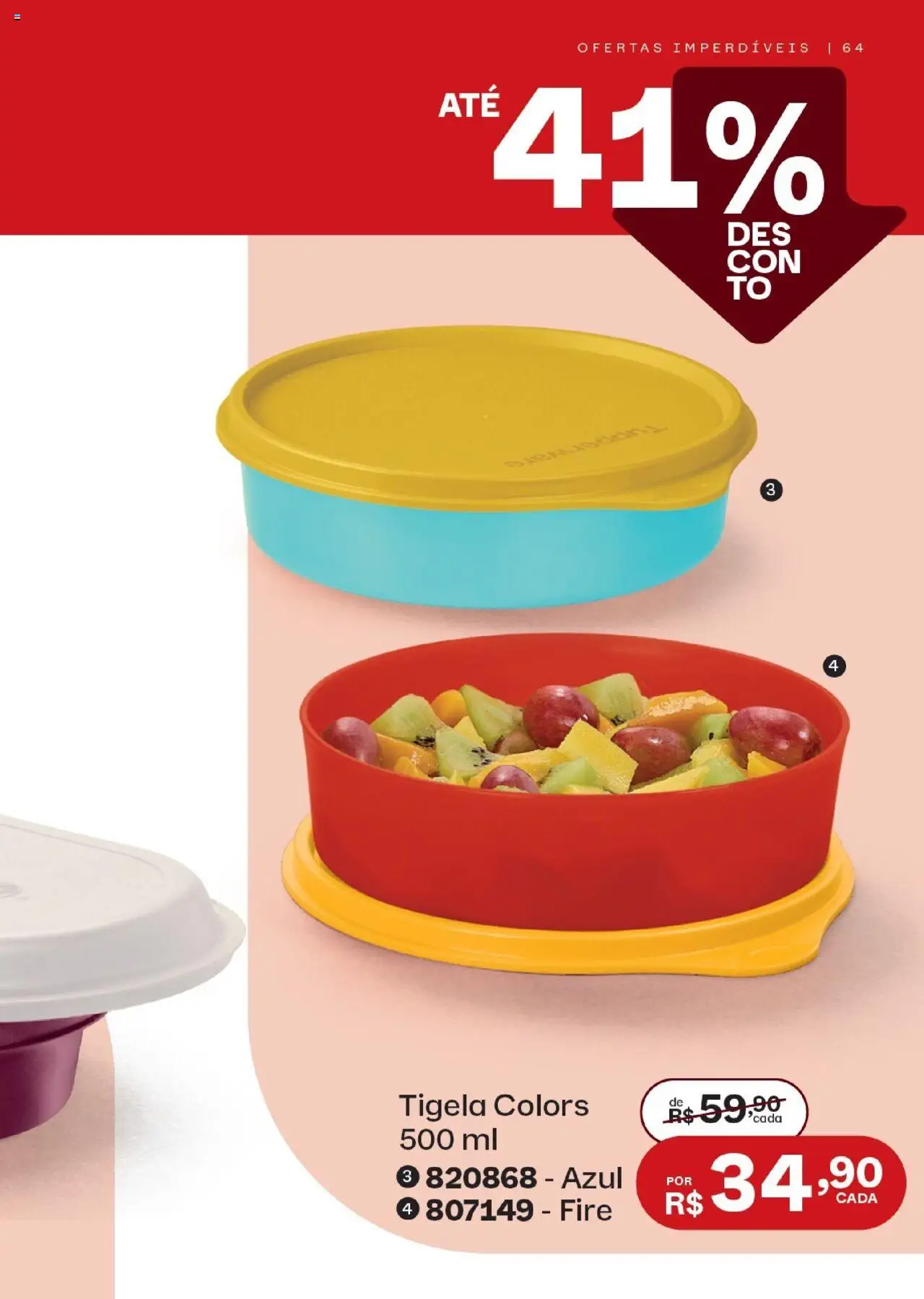 Tupperware Folheto - válido de 01.08.2025 | Página: 89 | Produtos: Tigela
