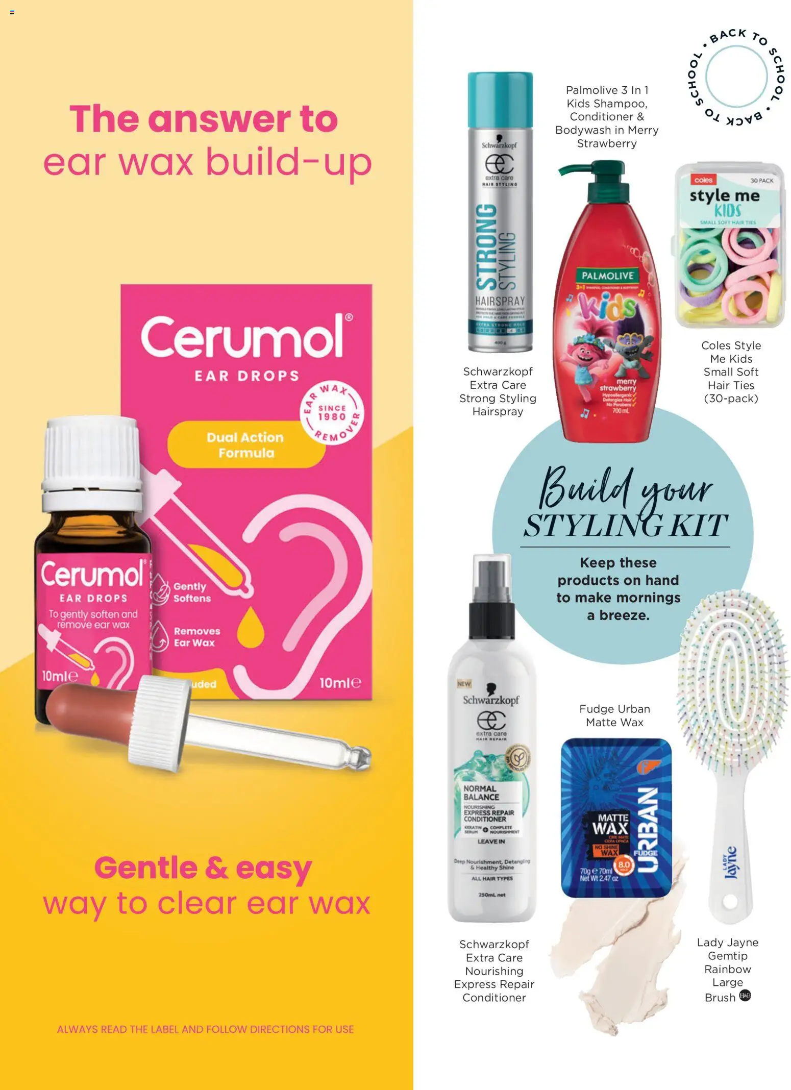 Coles catalogue - valid from 06.01.2026 | Page: 78 | Products: Brush, Conditioner