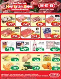 Vista previa de H-E-B folleto, nuevo folleto de la tienda, válido en México a partir del 17.10.2025