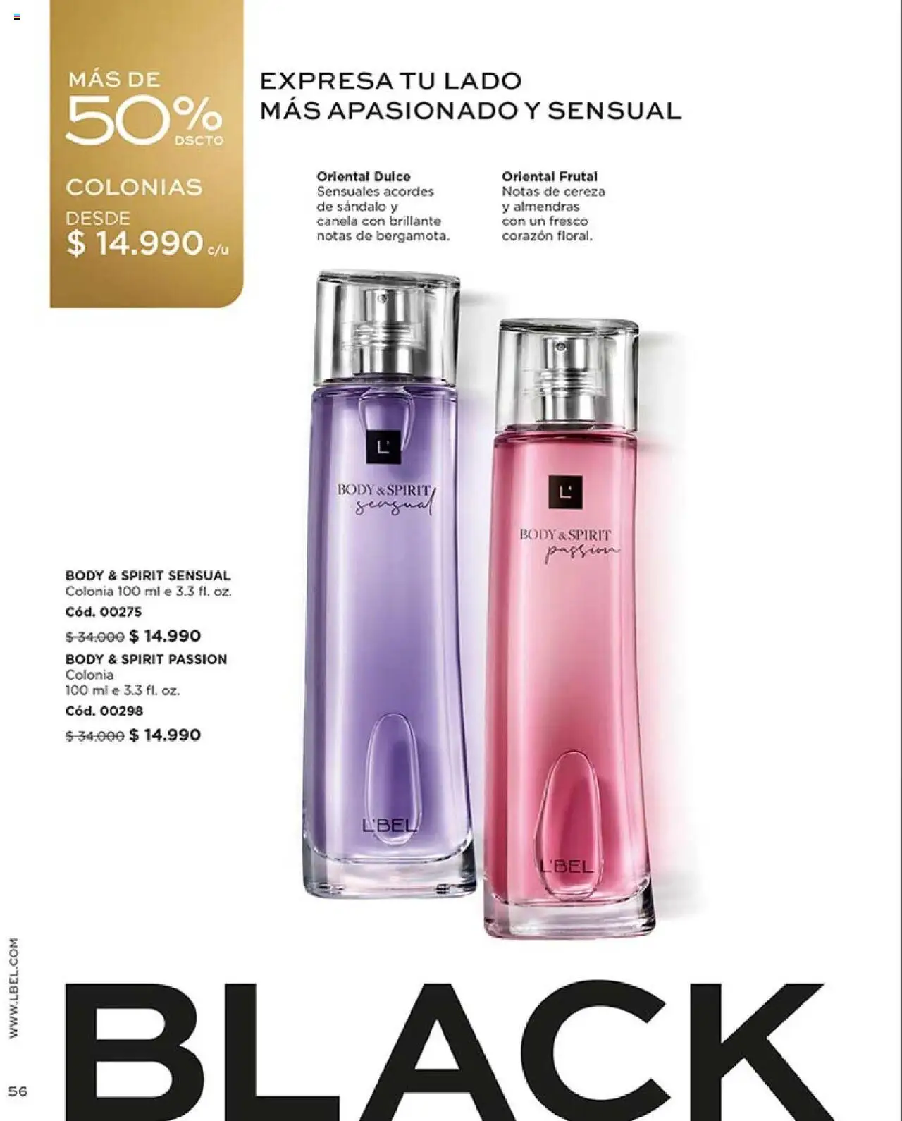 Catálogo L'Bel Campaña 17 │ válido desde el 14.10.2025 | Página: 56 | Productos: Body, Almendras