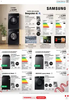 Catálogo Hiraoka válido desde 12.07.2025 | Página: 3 | Productos: Lavadora, Secadora