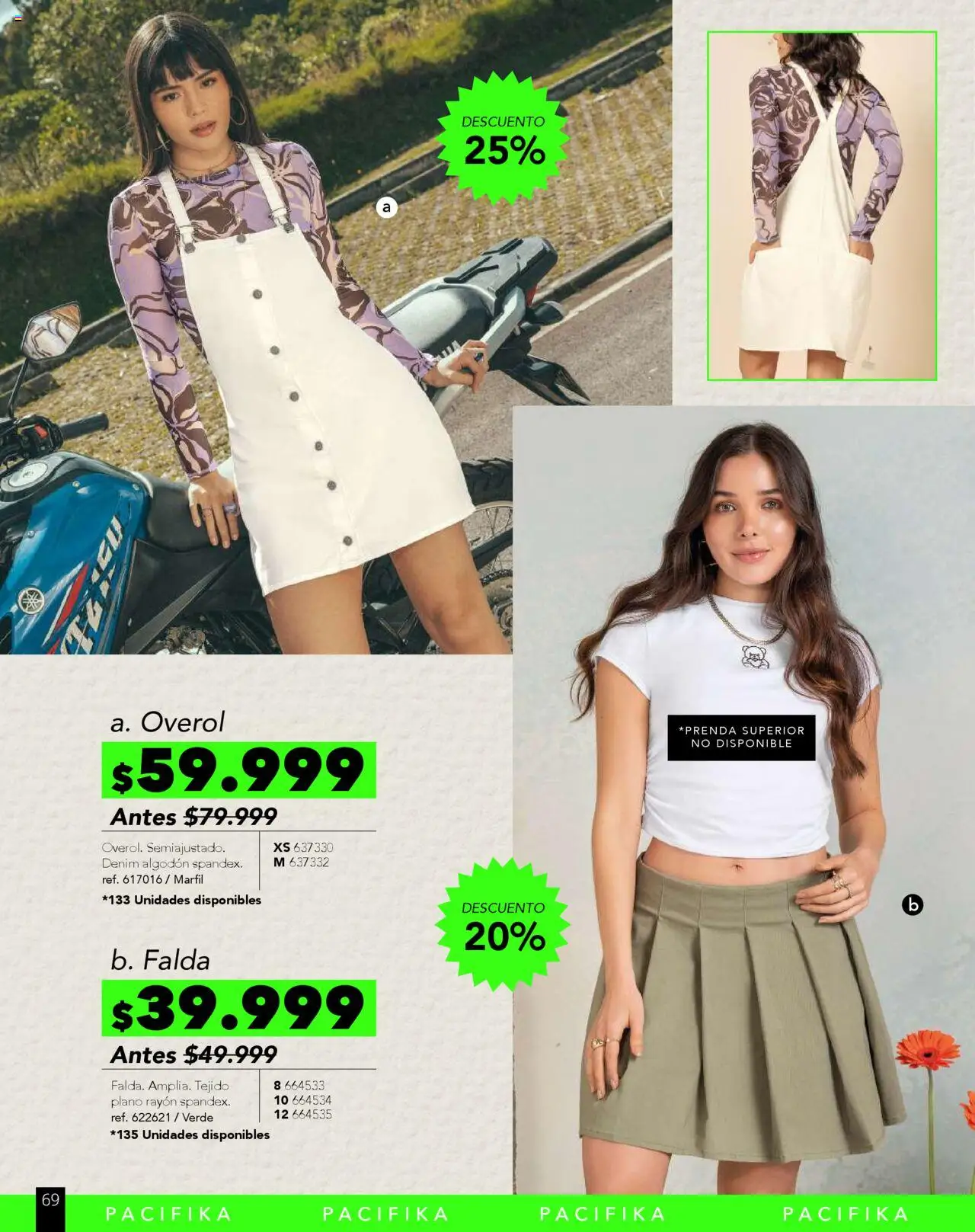 Pacifika revista - valida desde el 10.09.2025 | Página: 264 | Productos: Algodón, Falda, Overol