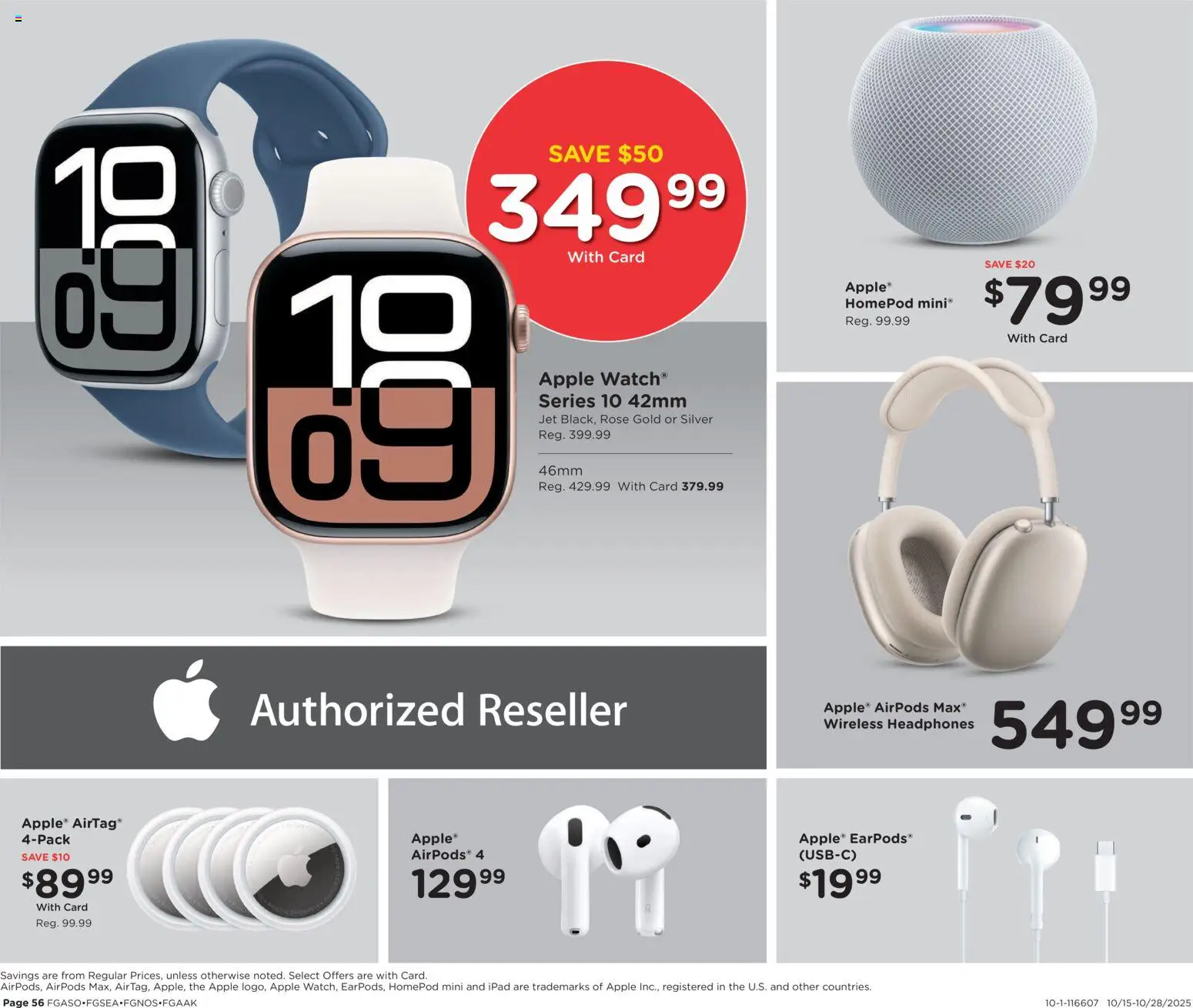 Fred Meyer Home & Apparel - valid from 29.10.2025 | Page: 10 | Products: Headphones, Ipad