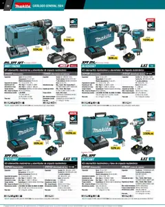 Vista previa de Makita - Catálogo, nuevo folleto de la tienda, válido en México a partir del 04.09.2025 | Página: 20 | Productos: Cinturón, Cuadro, Tornillo, Cargador