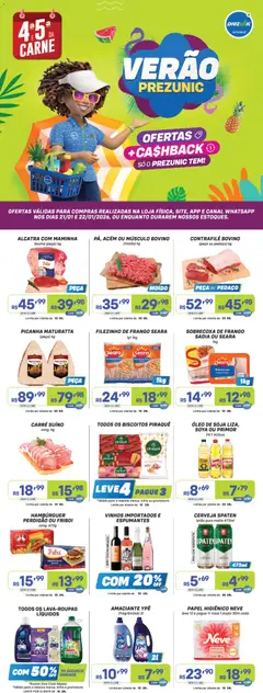 Encarte Prezunic - Pré-Visualização do folheto da loja Prezunic, válido de 21.01.2026