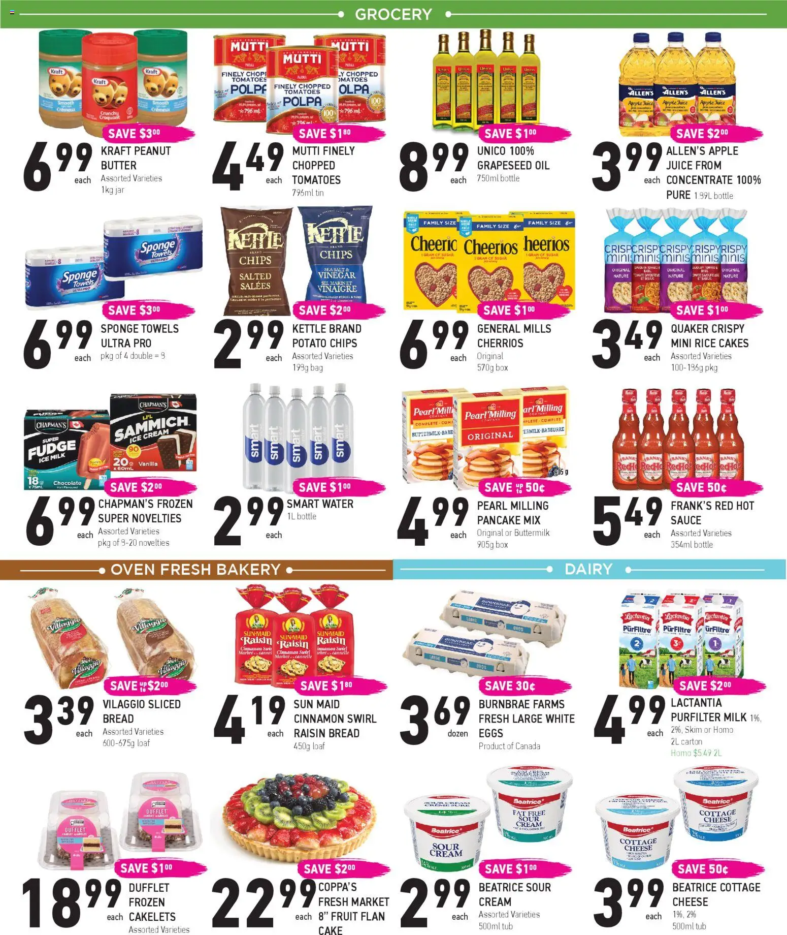 Coppas Fresh Market flyer valid from 23.04.2026 | Page: 3 | Products: Cream, Ice cream, Box, Oil