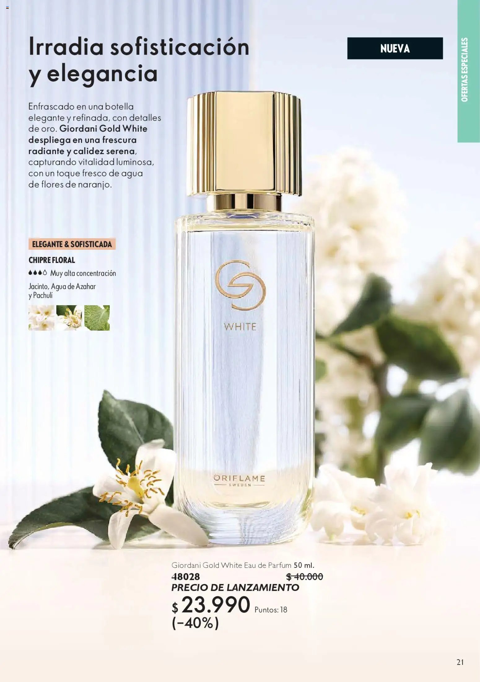 Oriflame catálogo │ válido desde el 07.03.2026 | Página: 21 | Productos: Agua, Botella