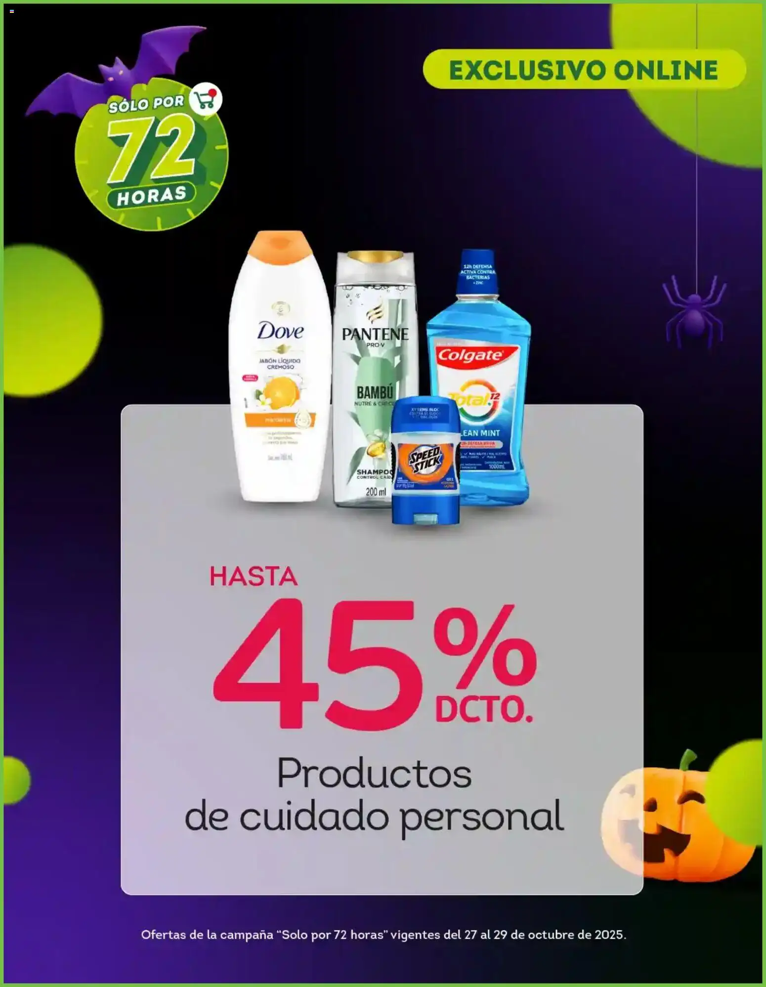 Tottus ofertas  │ válido desde el 27.10.2025 | Página: 7 | Productos: Jabón, Campana, Shampoo, Jabón líquido
