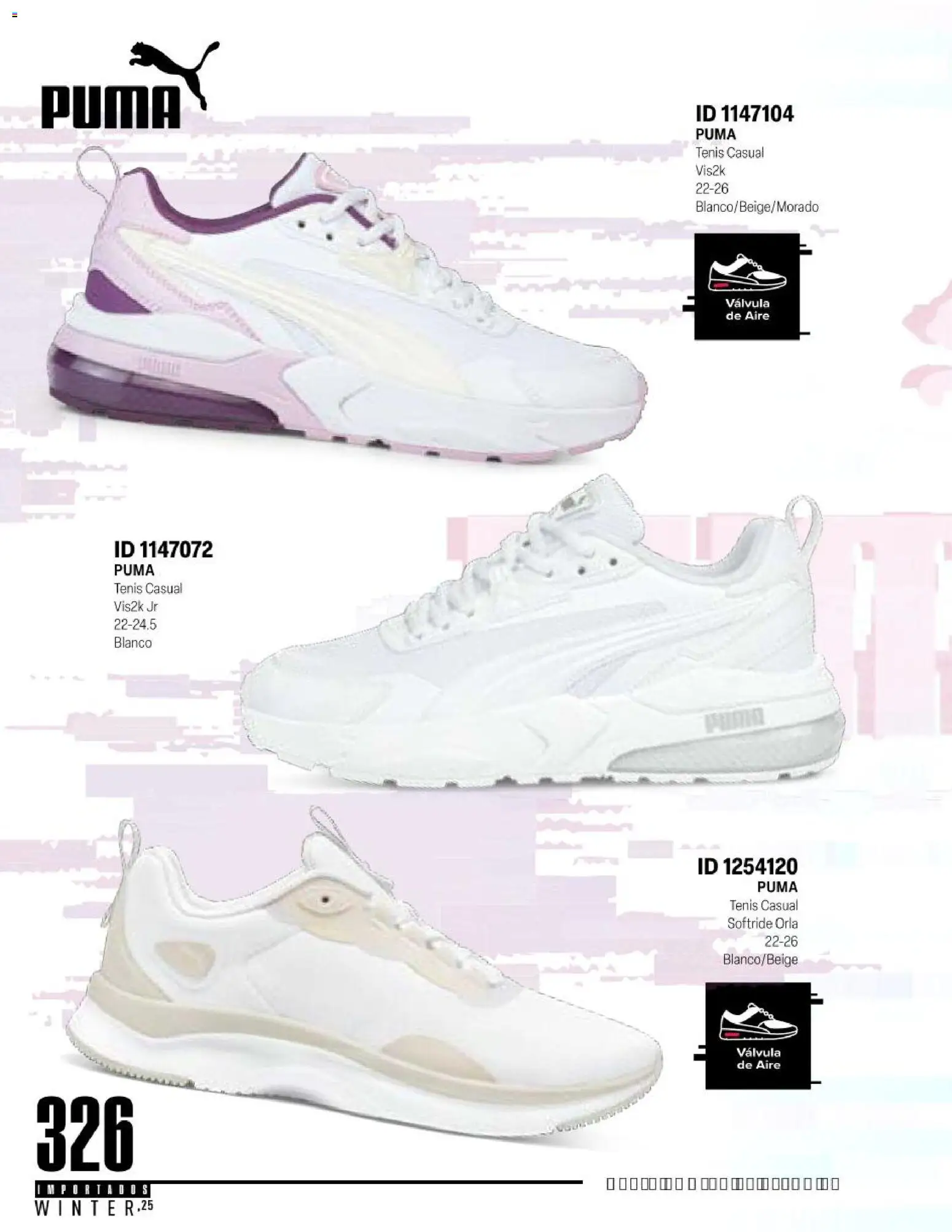 Nuevas ofertas de Price Shoes válidas en toda la República Mexicana desde el 11.11.2025. ¡Encuentra las mejores ofertas en Price Shoes catálogo Importados Winter 2025  ! | Página: 326 | Productos: Tenis, Válvula