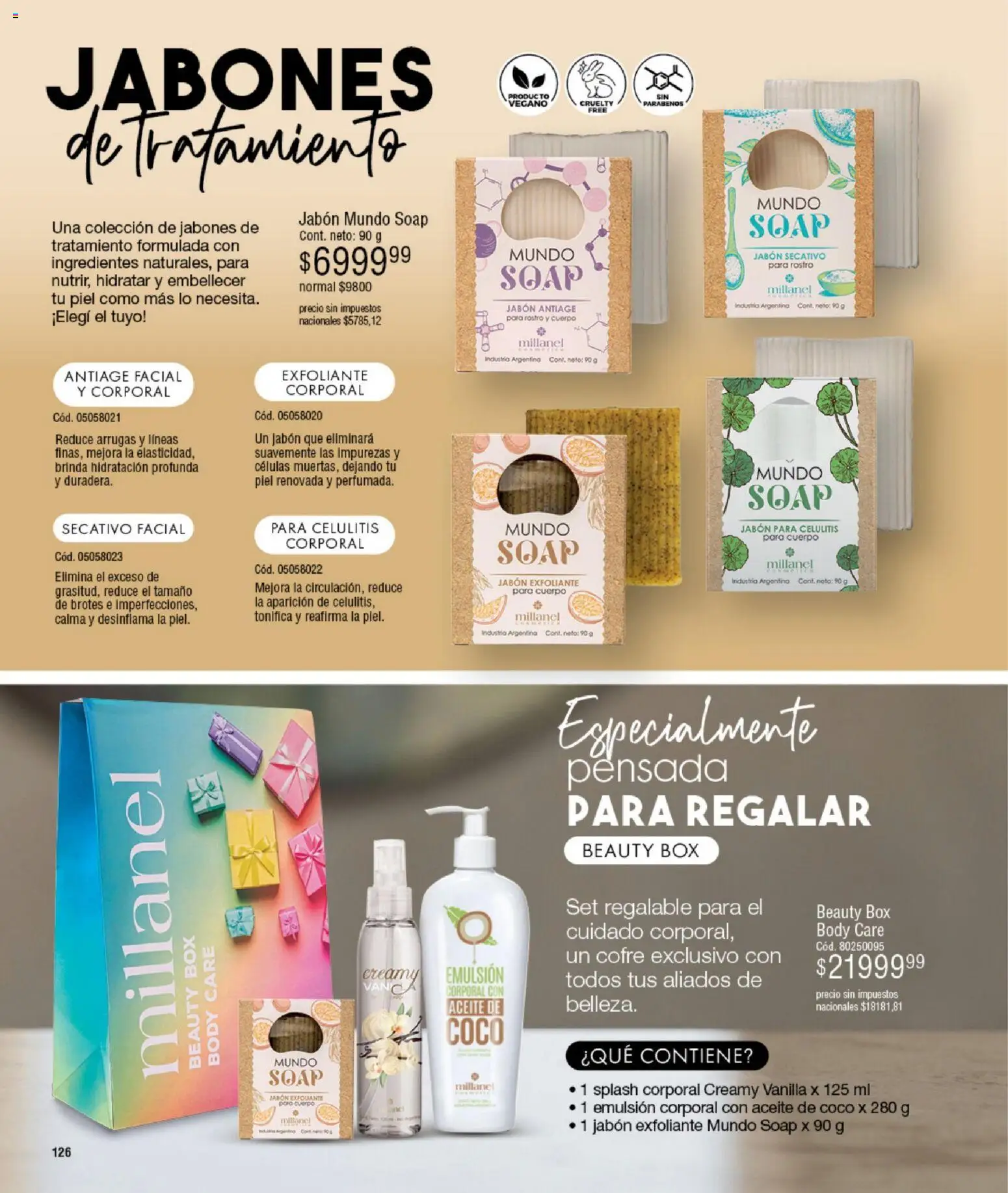 Millanel - Catálogo │ válido desde el 08.12.2025 | Página: 150 | Productos: Body, Aceite, Jabón, Emulsión