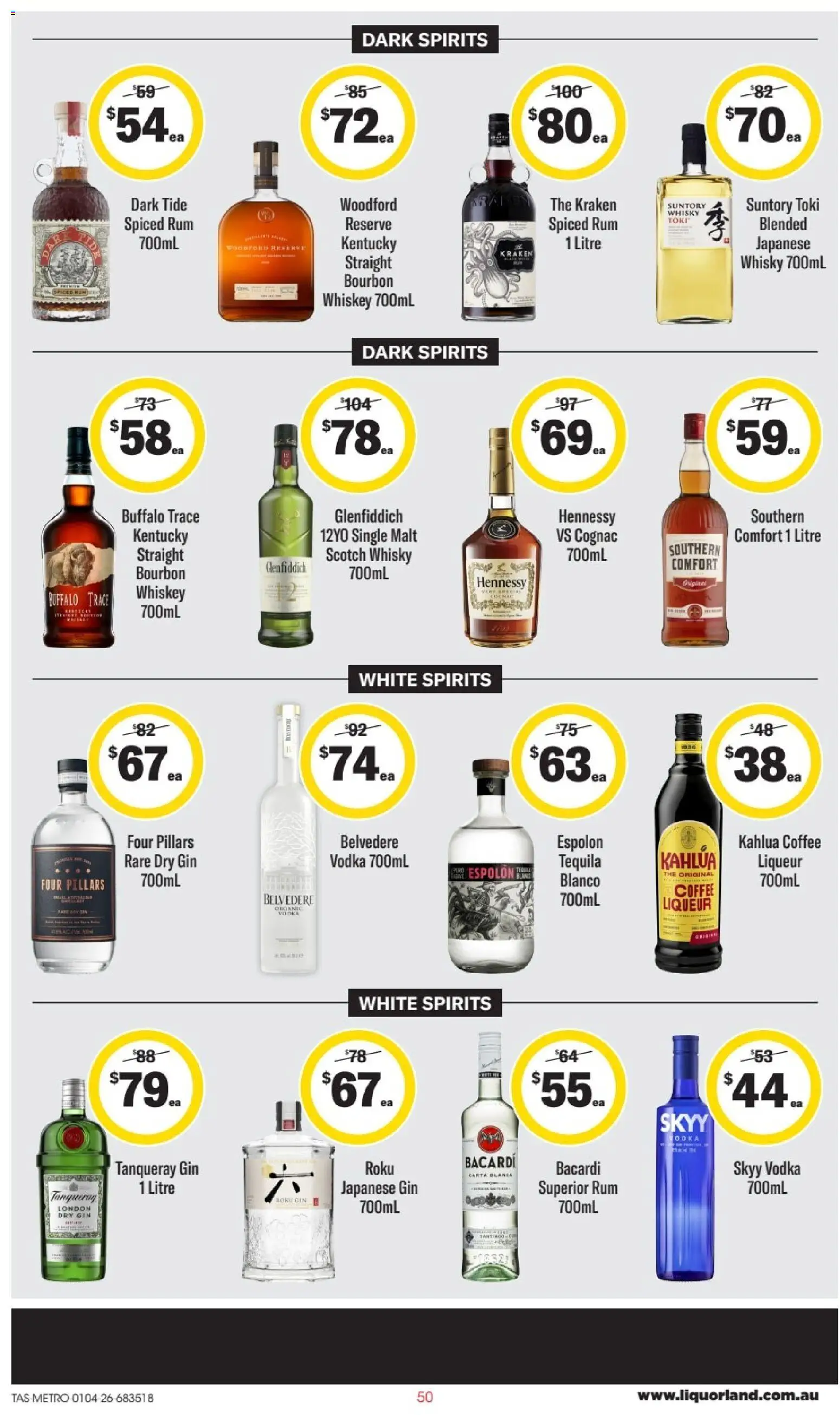 Liquorland catalogue - valid from 01.04.2026 | Page: 3 | Products: Bourbon, Whiskey, Rum, Scotch