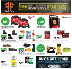 Preview of Mills Fleet Farm weekly ads valid from 30.10.2025