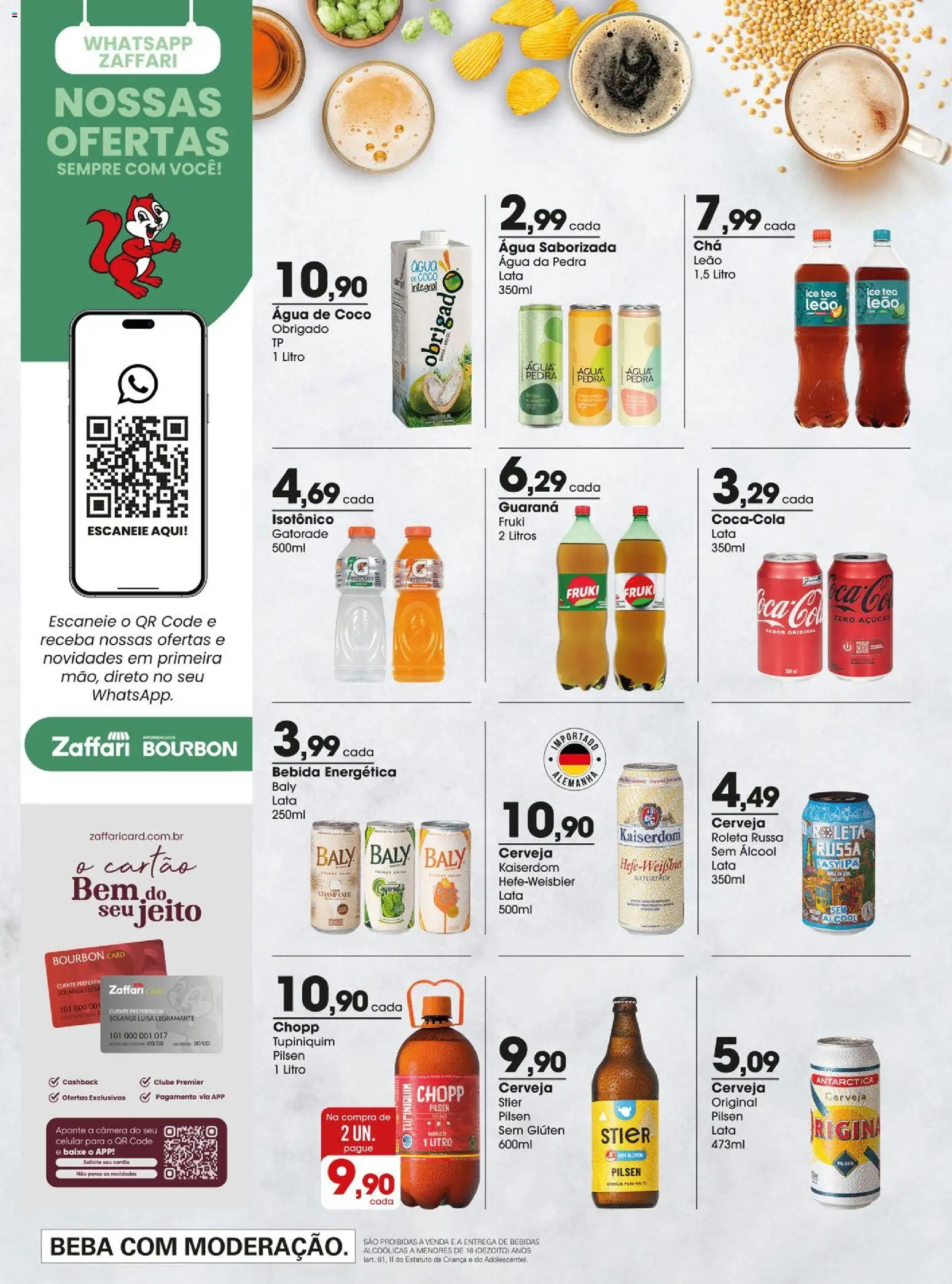 Zaffari Folheto - válido de 03.03.2026 | Página: 18 | Produtos: Gatorade, Bebida, Açúcar, Isotônico