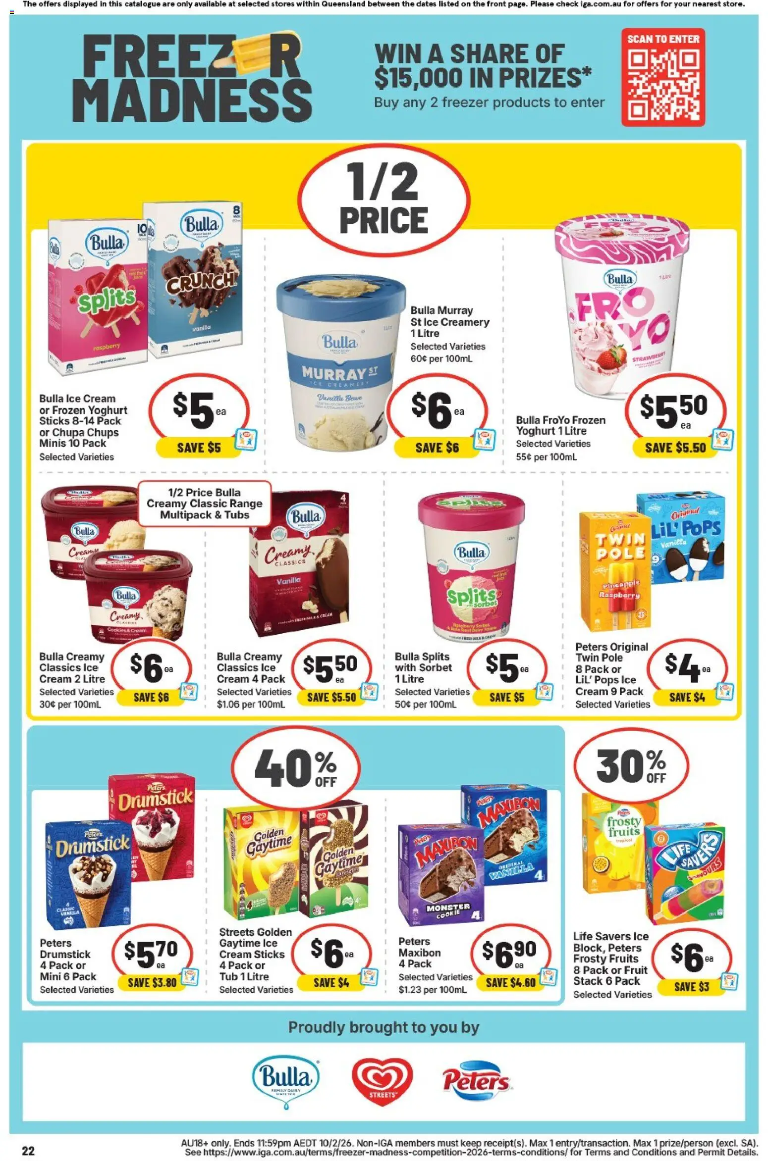 IGA catalogue - valid from 21.01.2026 | Page: 18 | Products: Yoghurt, Fruits, Raspberry, Freezer