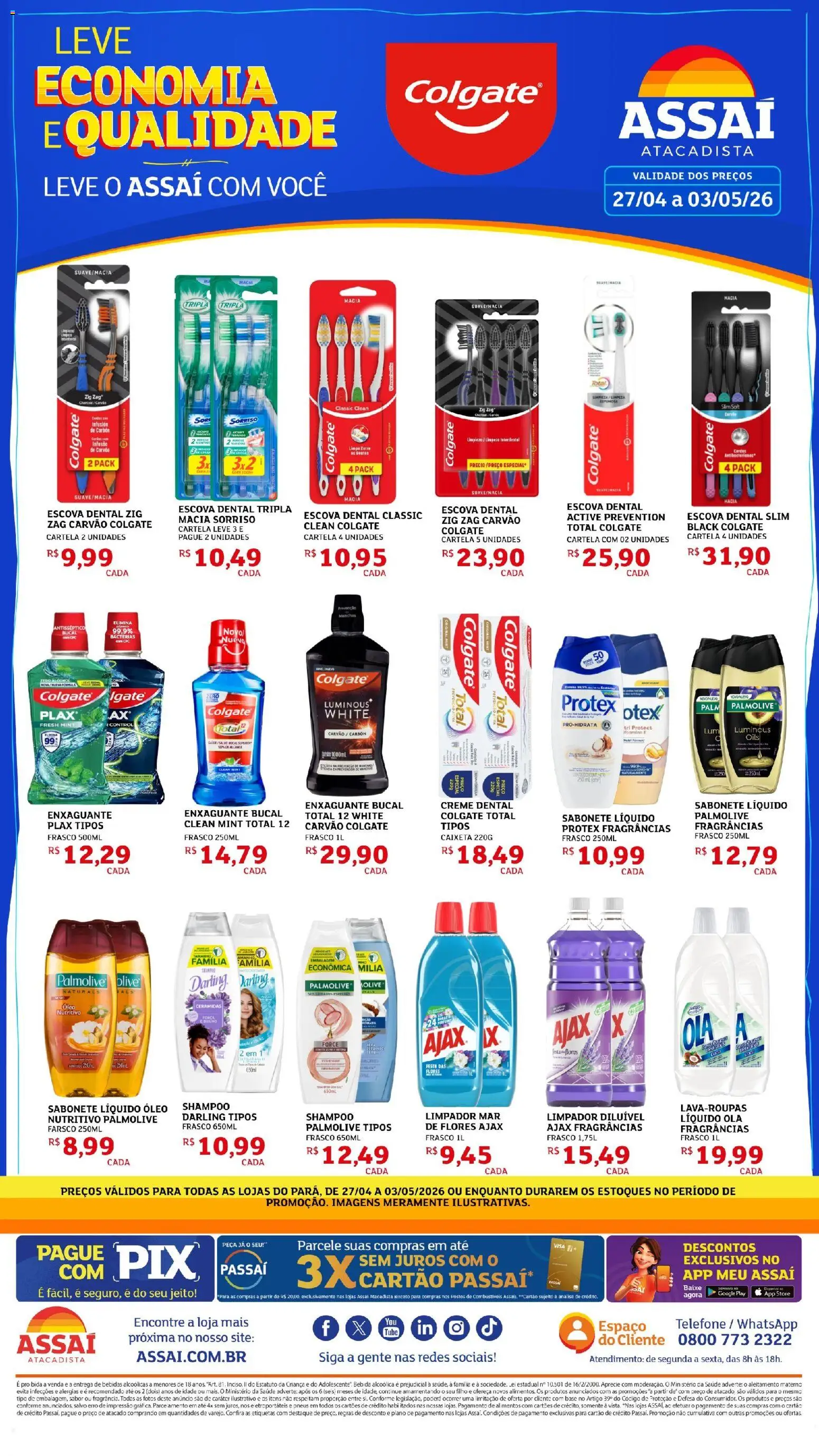 Assaí Atacadista Folheto - válido de 27.04.2026 | Página: 1