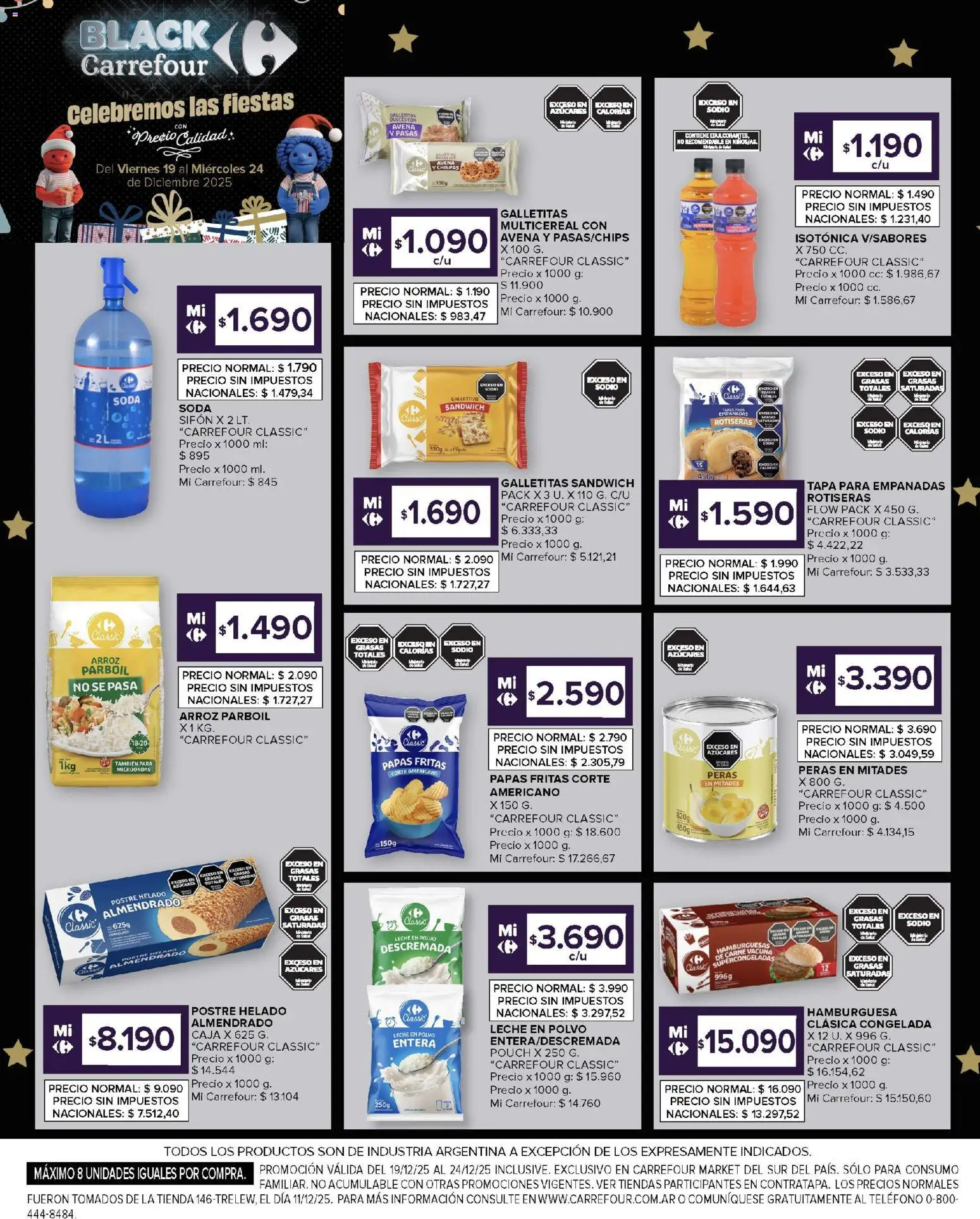 Carrefour ofertas │ válido desde el 19.12.2025 | Página: 51 | Productos: Galletitas, Soda, Microondas, Leche