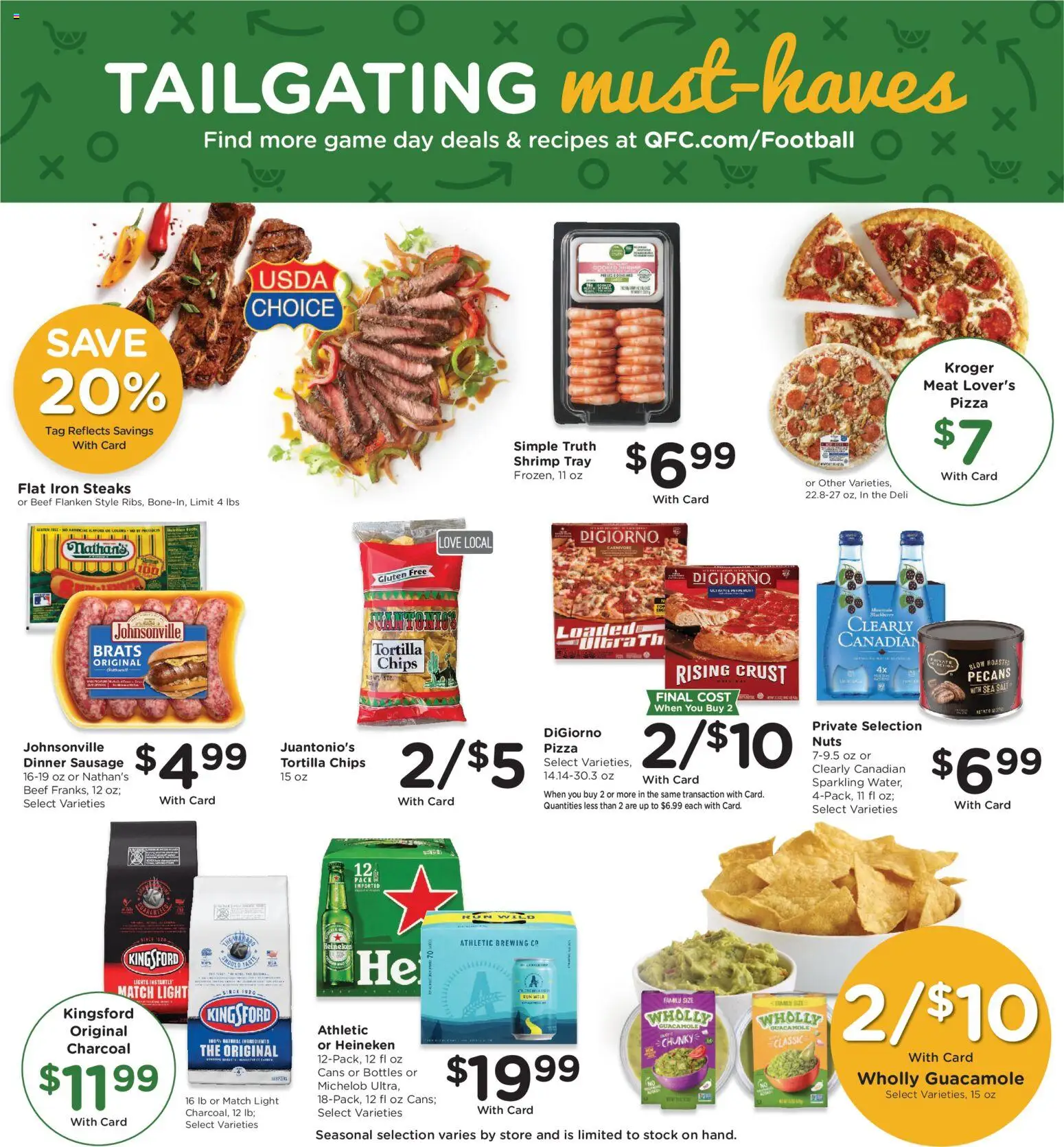 QFC Weekly Ad - valid from 02.01.2026 | Page: 8 | Products: Beef, Nuts, Game, Iron